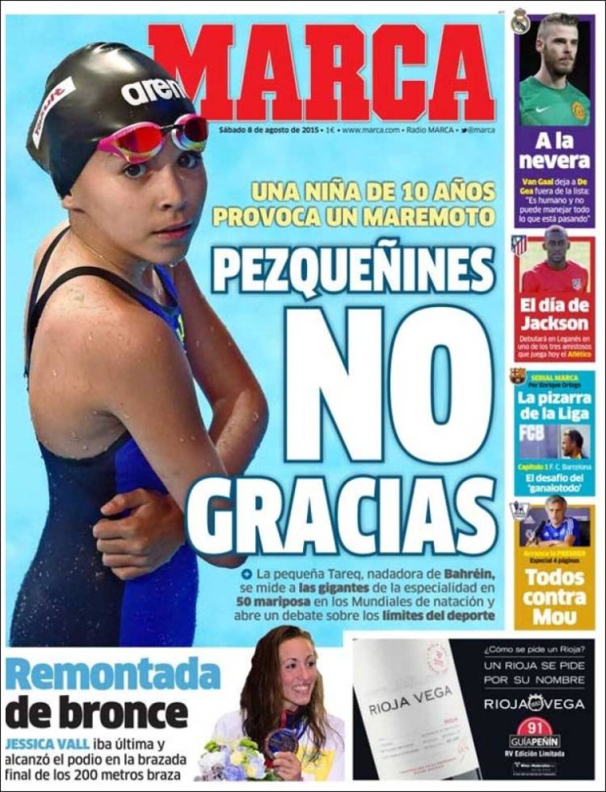 Ce scriu azi ziarele de sport din lume (8 august 2015)