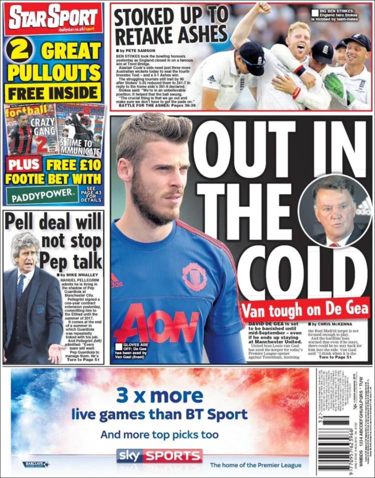 Ce scriu azi ziarele de sport din lume (8 august 2015)