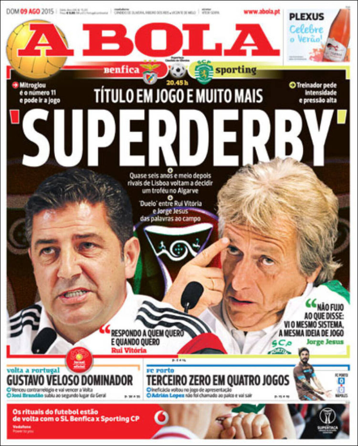 Ce scriu azi ziarele de sport din lume (9 august 2015)