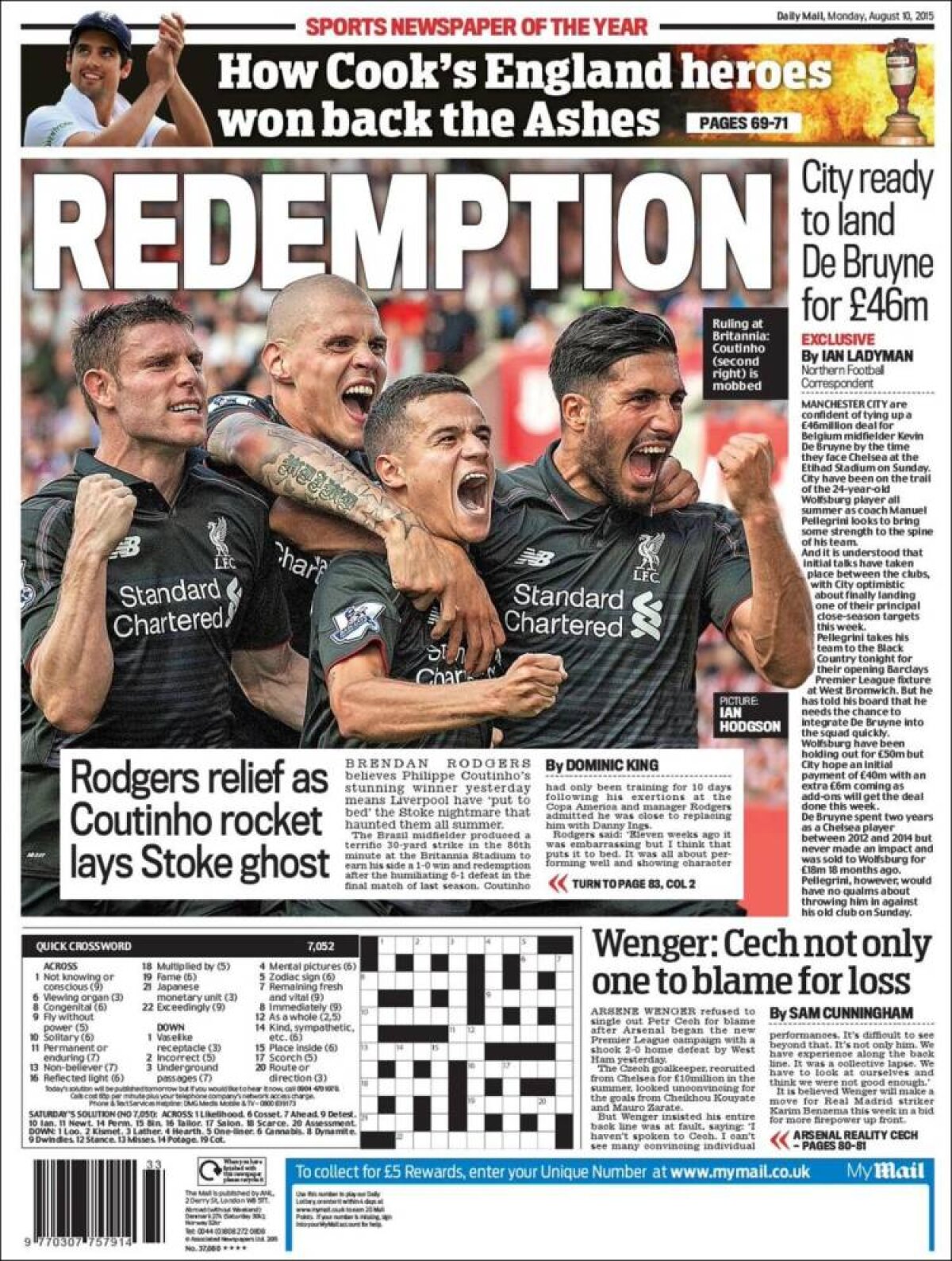 Ce scriu azi ziarele de sport din lume (10 august 2015)