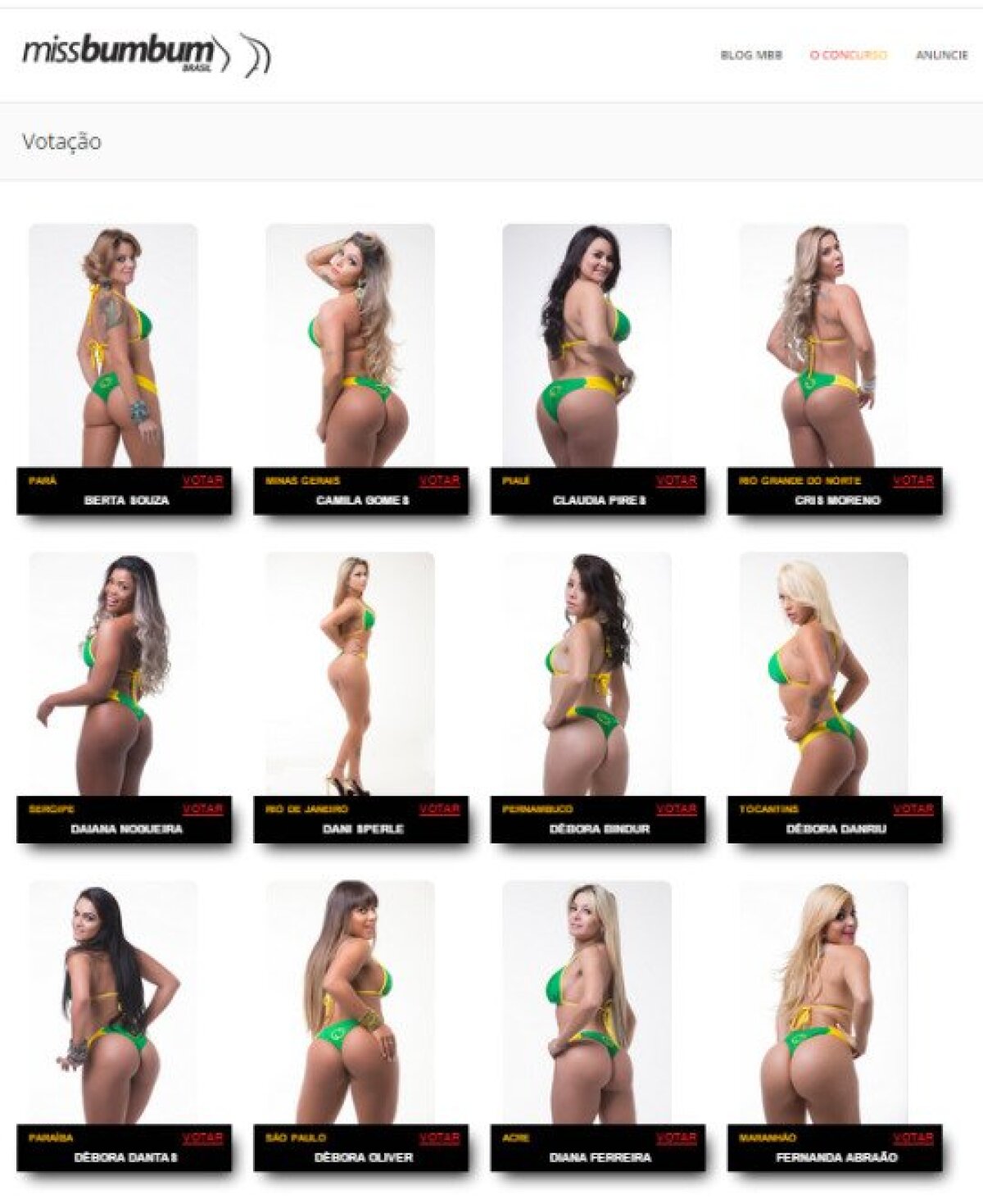 SUPERFOTO: Nebunie în Brazilia! Începe concursul "Miss Bum-Bum - Cel mai tare fund din țară" :)