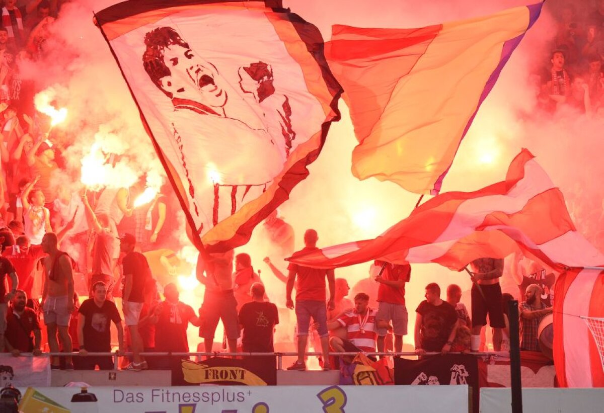 GALERIE FOTO Fanii lui Dinamo au făcut spectacol la meciul cu Steaua » Imagini de senzaţie de la Derby de România