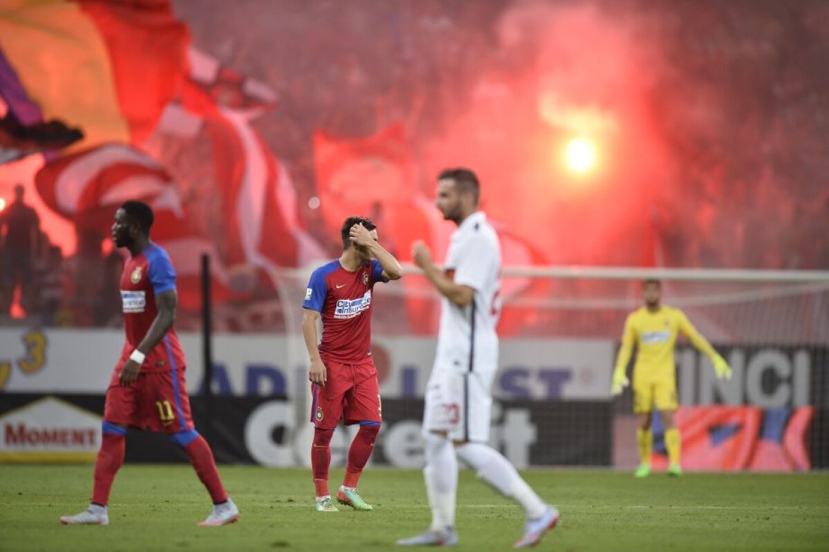 GALERIE FOTO Fanii lui Dinamo au făcut spectacol la meciul cu Steaua » Imagini de senzaţie de la Derby de România