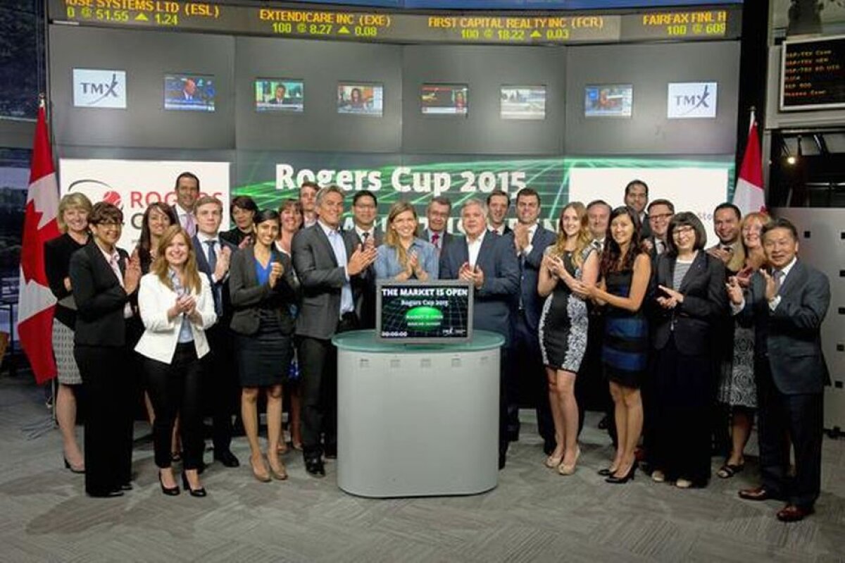 VIDEO+FOTO Simona Halep într-o postură nouă » A deschis bursa de la Toronto