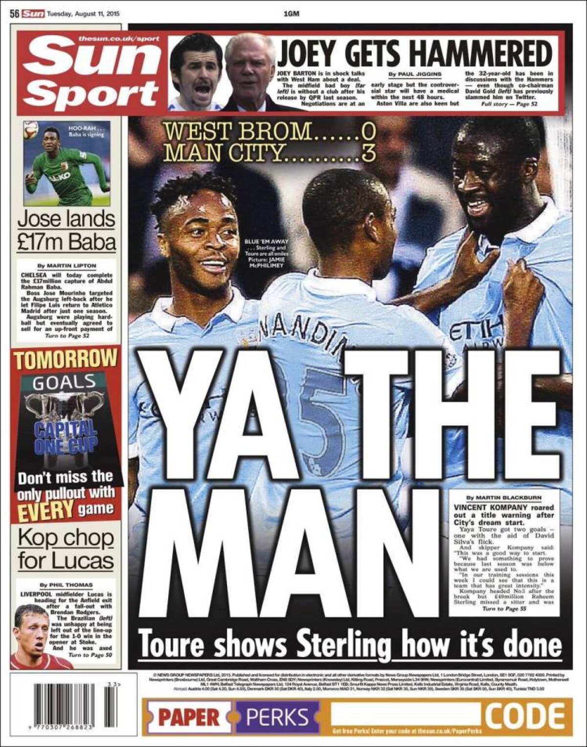 Ce scriu azi ziarele de sport din lume (11 august 2015)