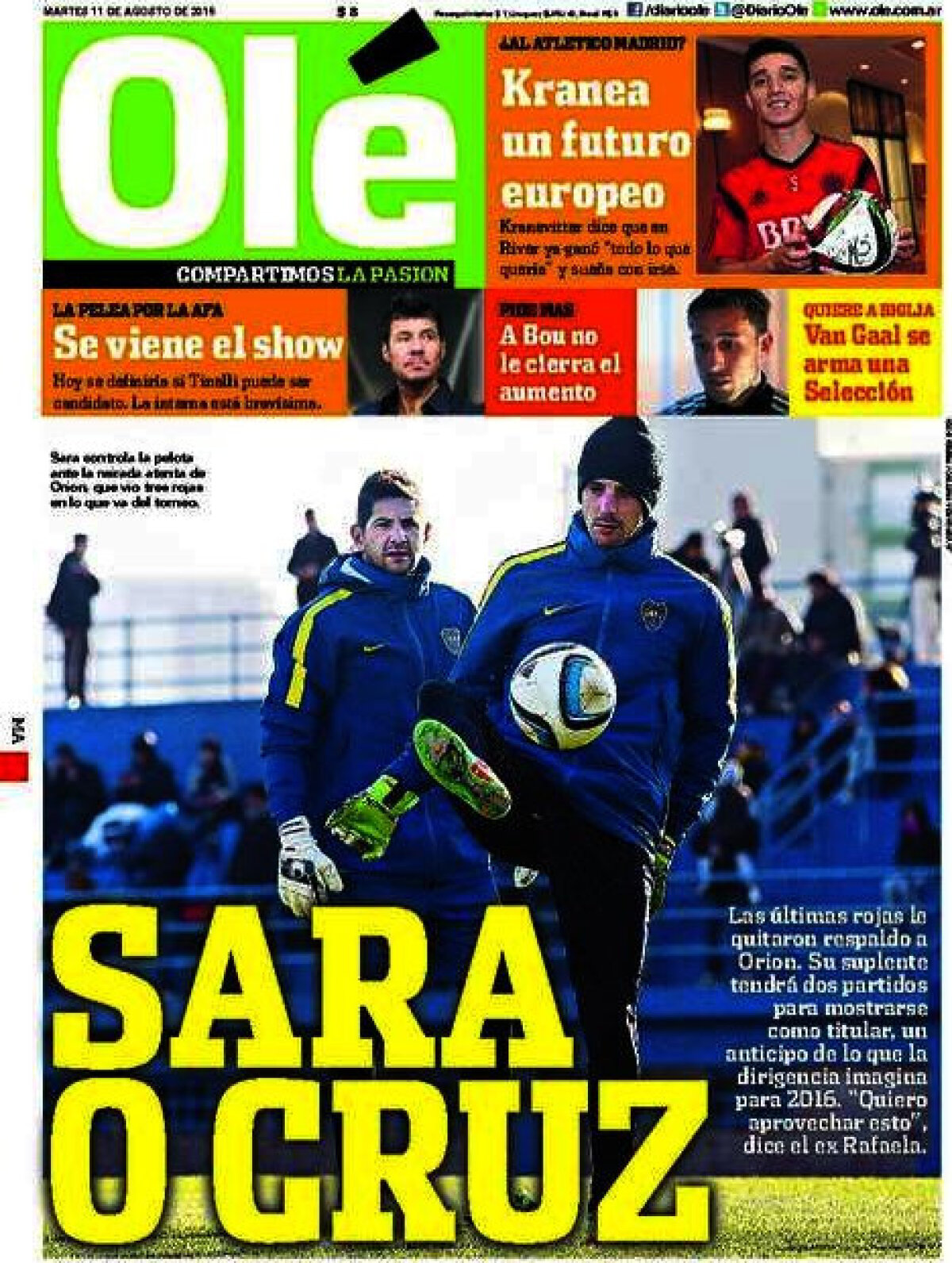 Ce scriu azi ziarele de sport din lume (12 august 2015)