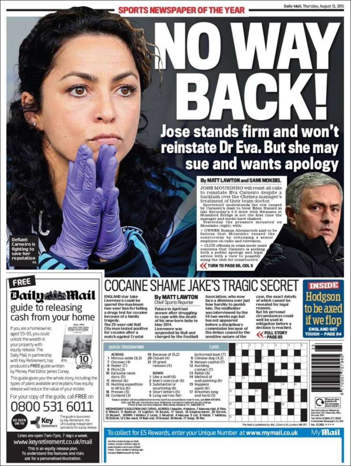 Ce scriu azi ziarele de sport din lume (13 august 2015)