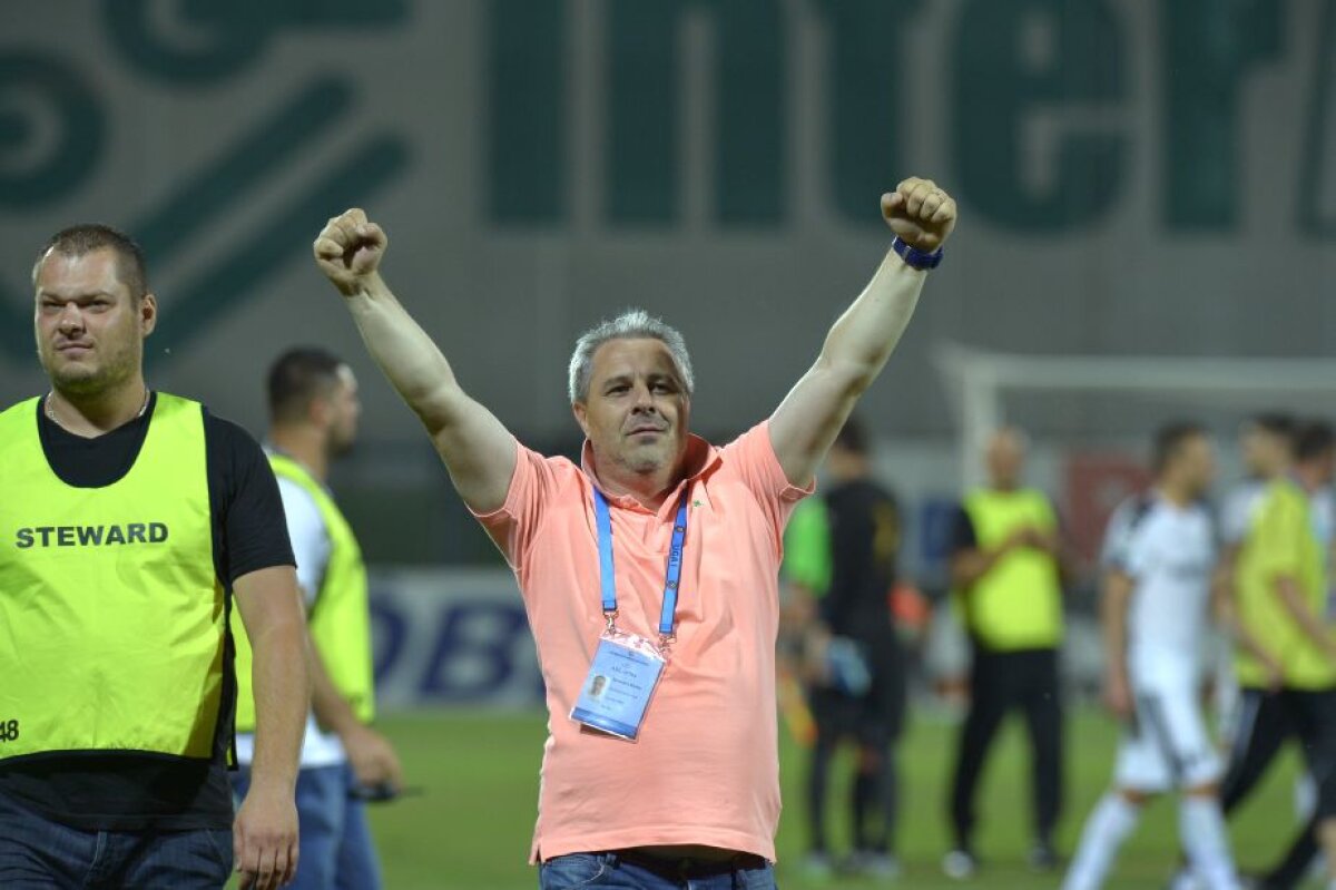 GALERIE FOTO Bucurie extremă pentru Șumudică la finalul meciului cu Steaua » Cum le-a răspuns suporterilor campioanei