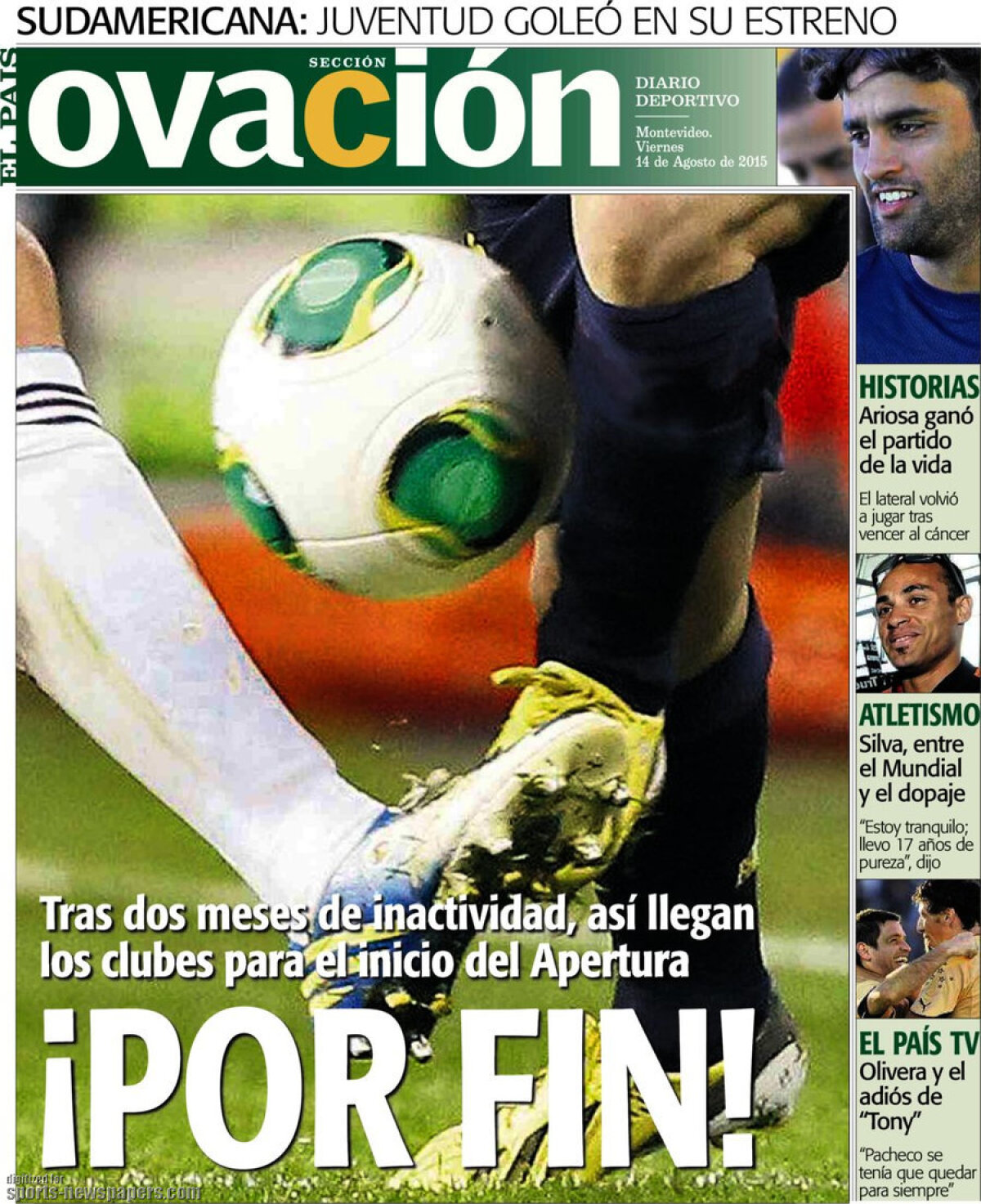 Ce scriu azi ziarele de sport din lume (14 august 2015)