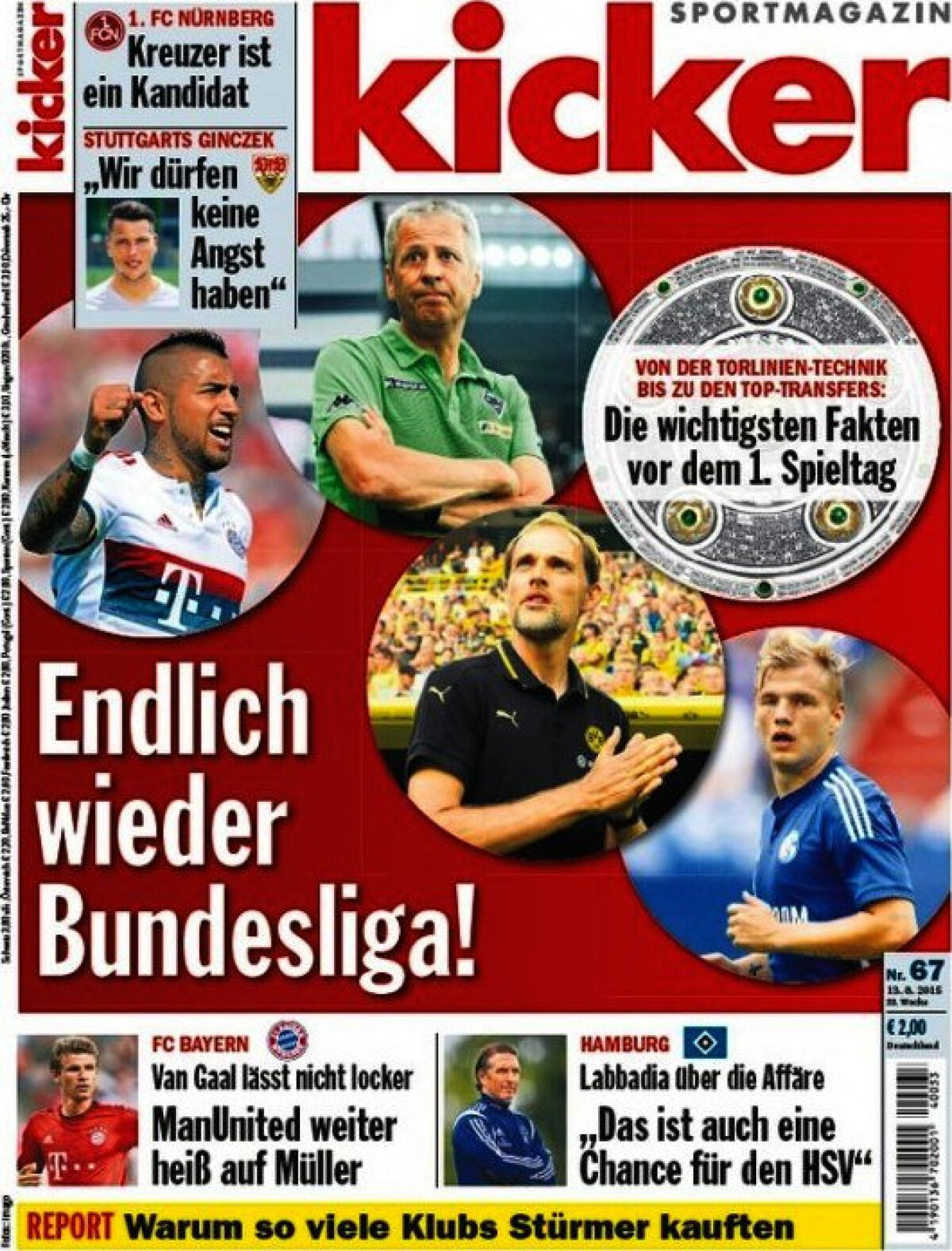 Ce scriu azi ziarele de sport din lume (14 august 2015)