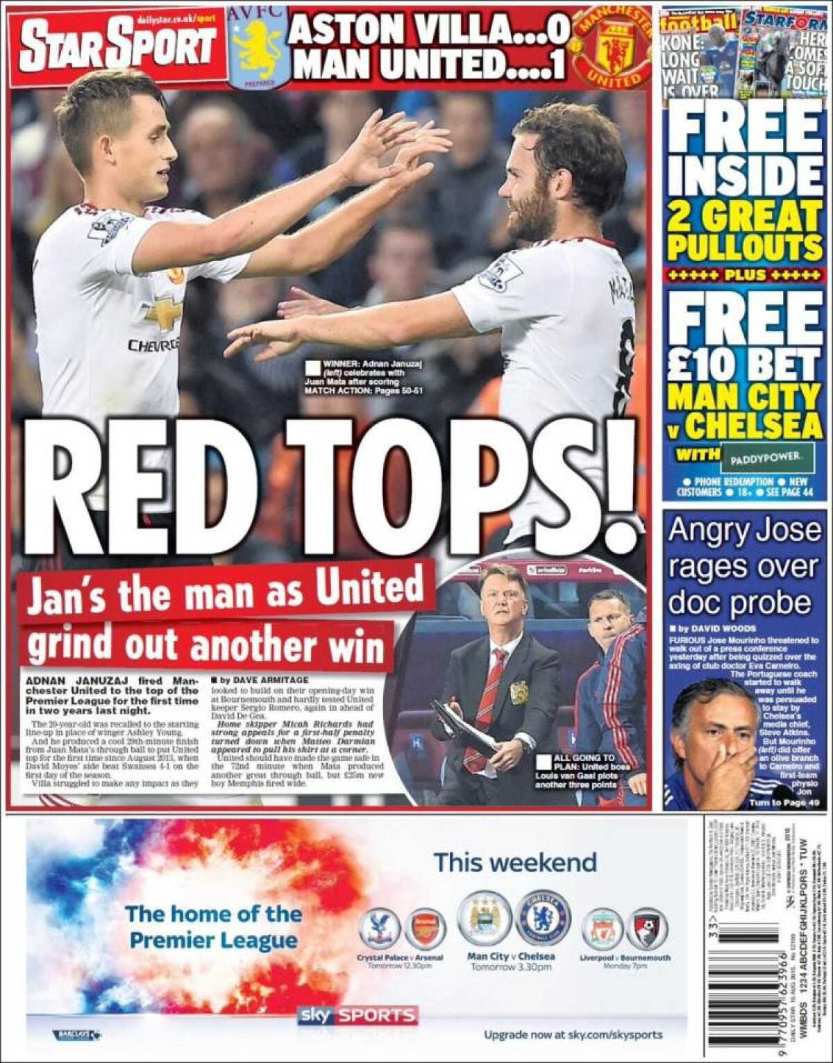 Ce scriu azi ziarele de sport din lume (15 august 2015)