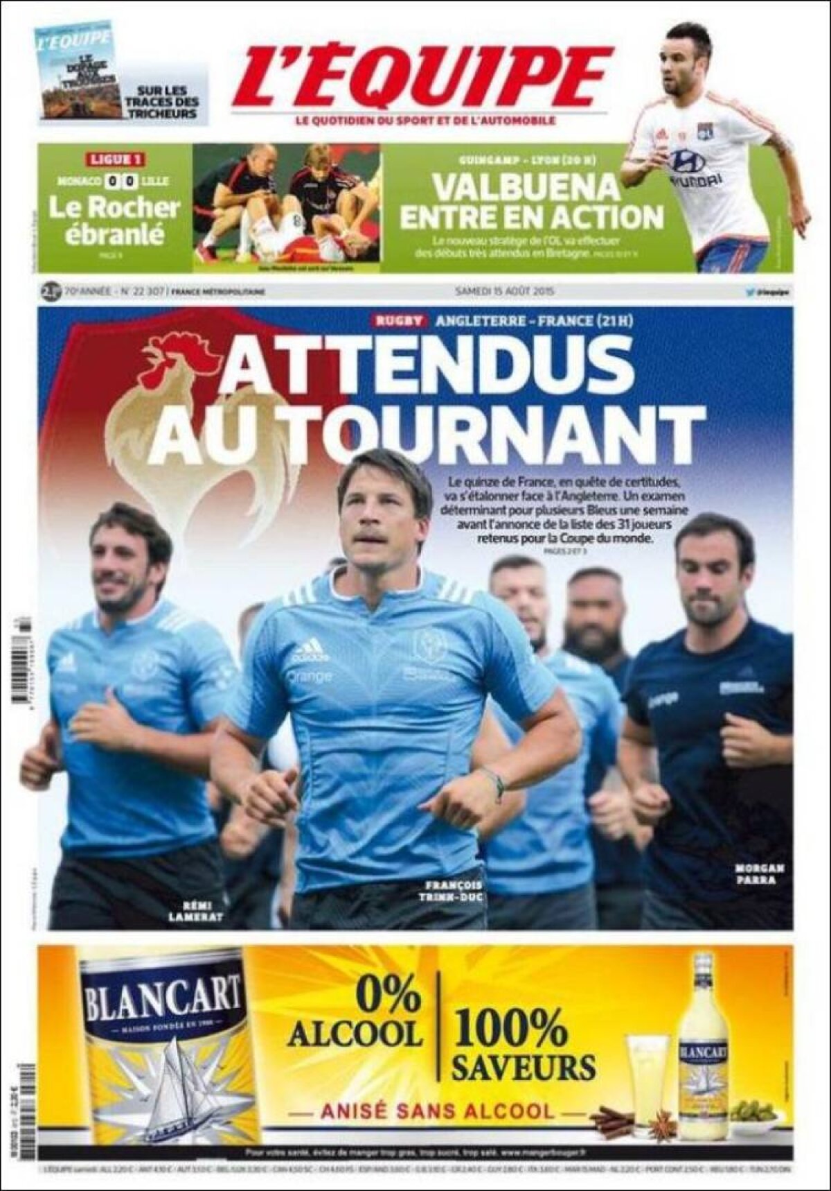 Ce scriu azi ziarele de sport din lume (15 august 2015)