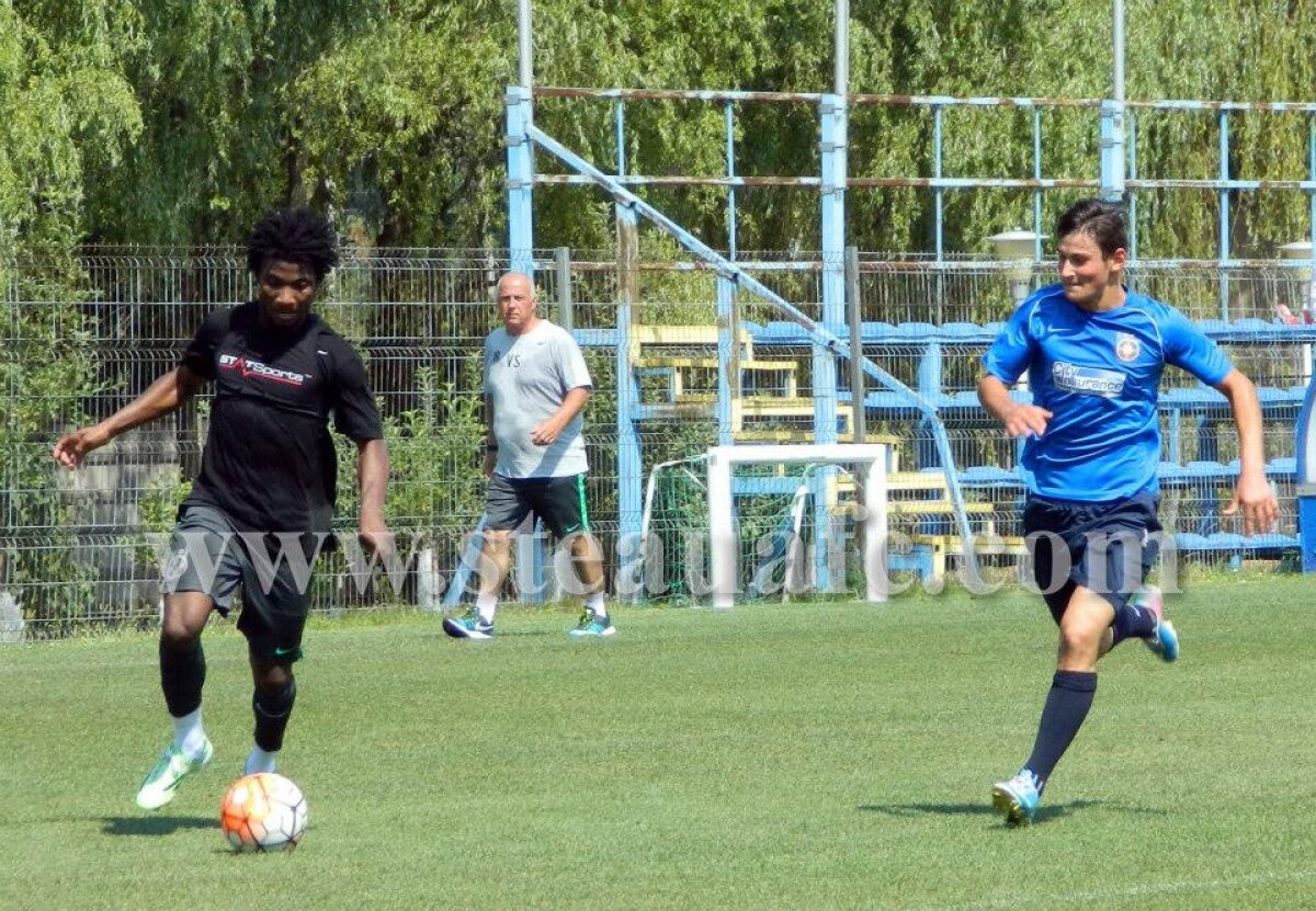 FOTO Diarrassouba a debutat la Steaua! Amical inedit organizat de Rădoi la Mogoșoaia