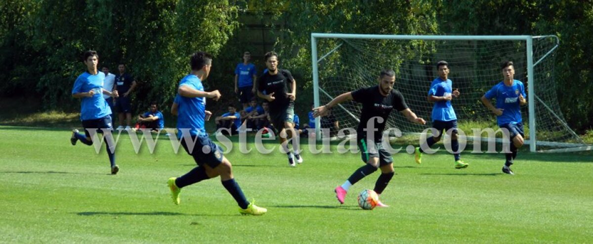 FOTO Diarrassouba a debutat la Steaua! Amical inedit organizat de Rădoi la Mogoșoaia