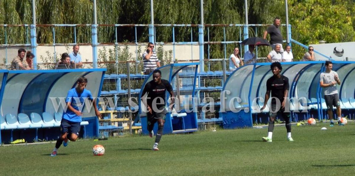 FOTO Diarrassouba a debutat la Steaua! Amical inedit organizat de Rădoi la Mogoșoaia