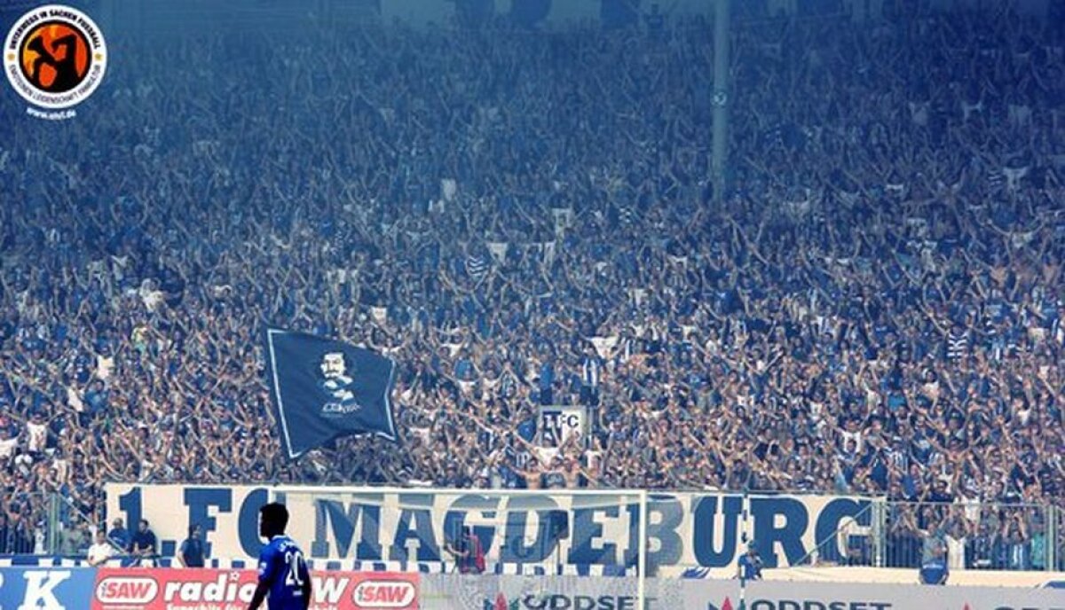 FOTO+VIDEO Nebunie curată în liga a treia din Germania » Atmosferă superbă creată de 20.000 de suporteri