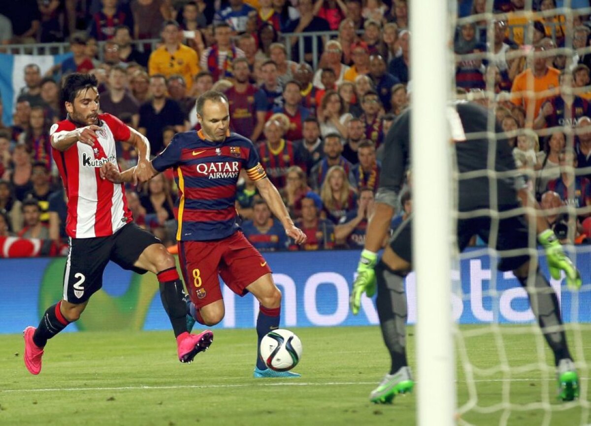 FOTO Barcelona n-a reușit "remontada" și Athletic Bilbao a cucerit Supercupa Spaniei, scor 5-1 la general