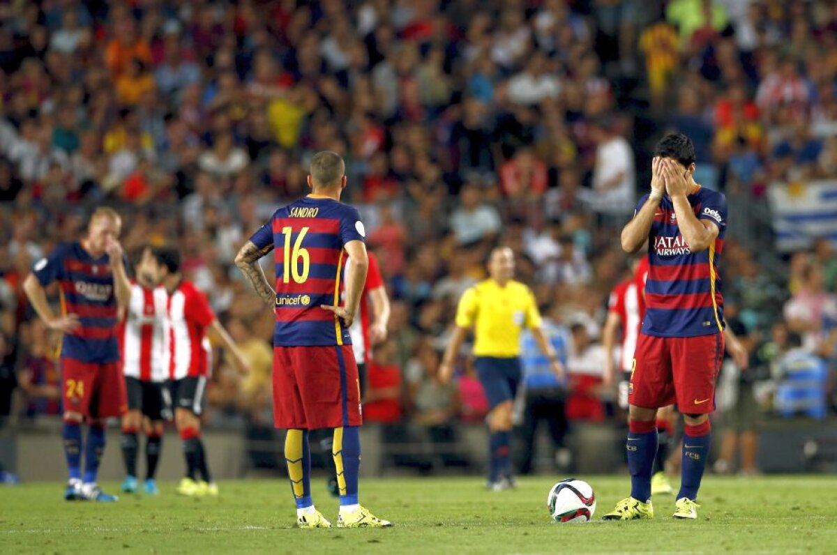 FOTO Barcelona n-a reușit "remontada" și Athletic Bilbao a cucerit Supercupa Spaniei, scor 5-1 la general