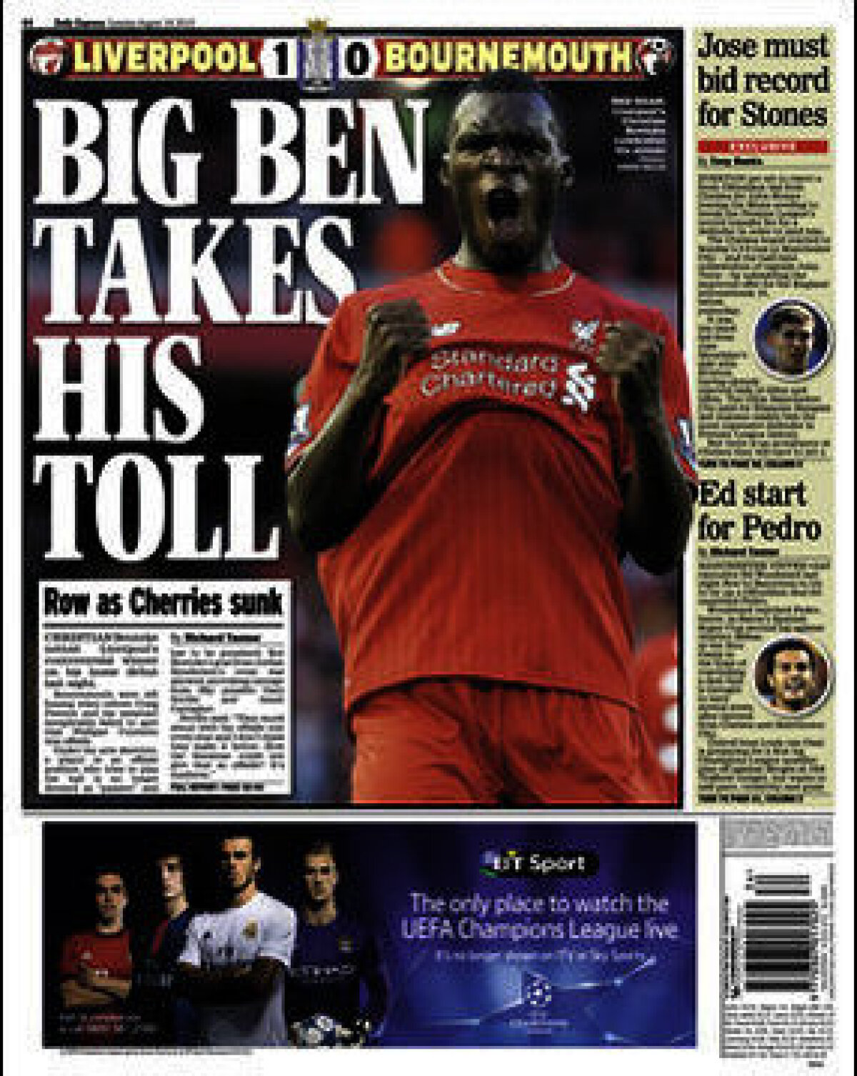 Ce scriu azi ziarele de sport din lume (18 august 2015)