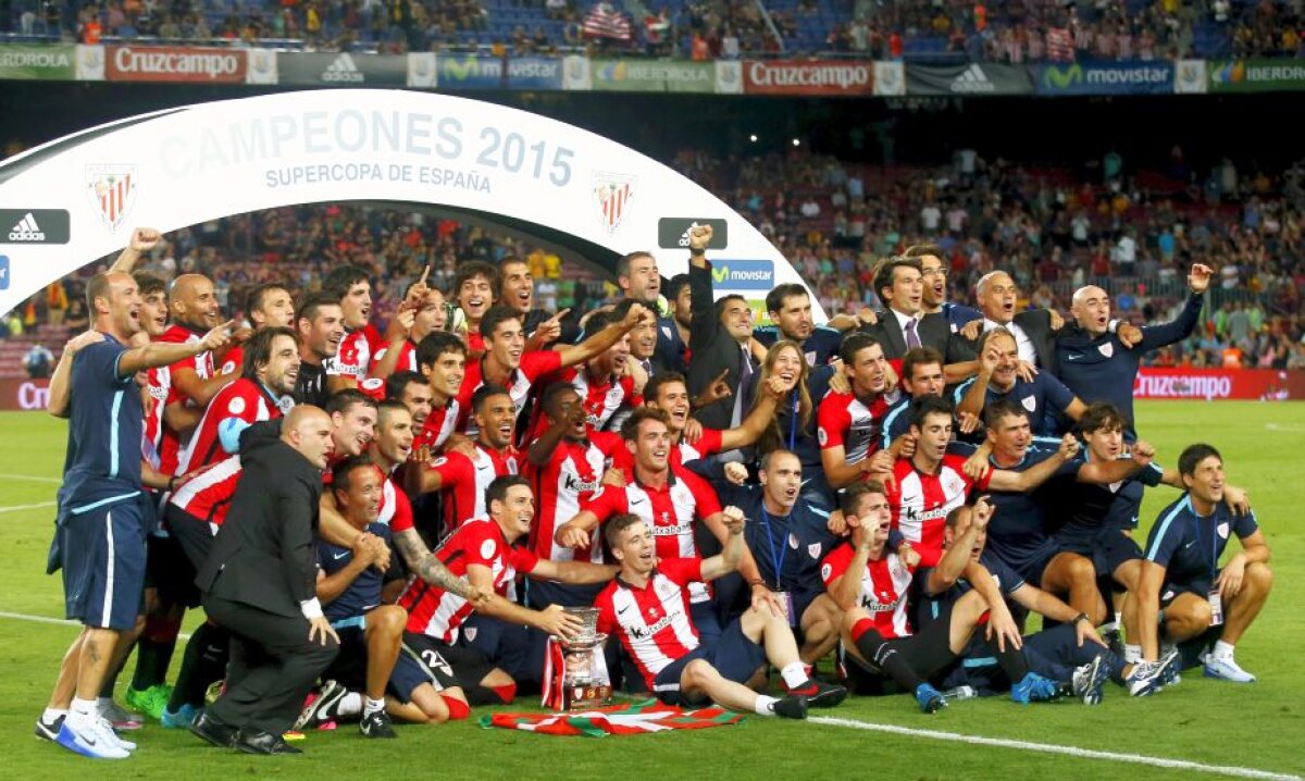 FOTO Barcelona n-a reușit "remontada" și Athletic Bilbao a cucerit Supercupa Spaniei, scor 5-1 la general