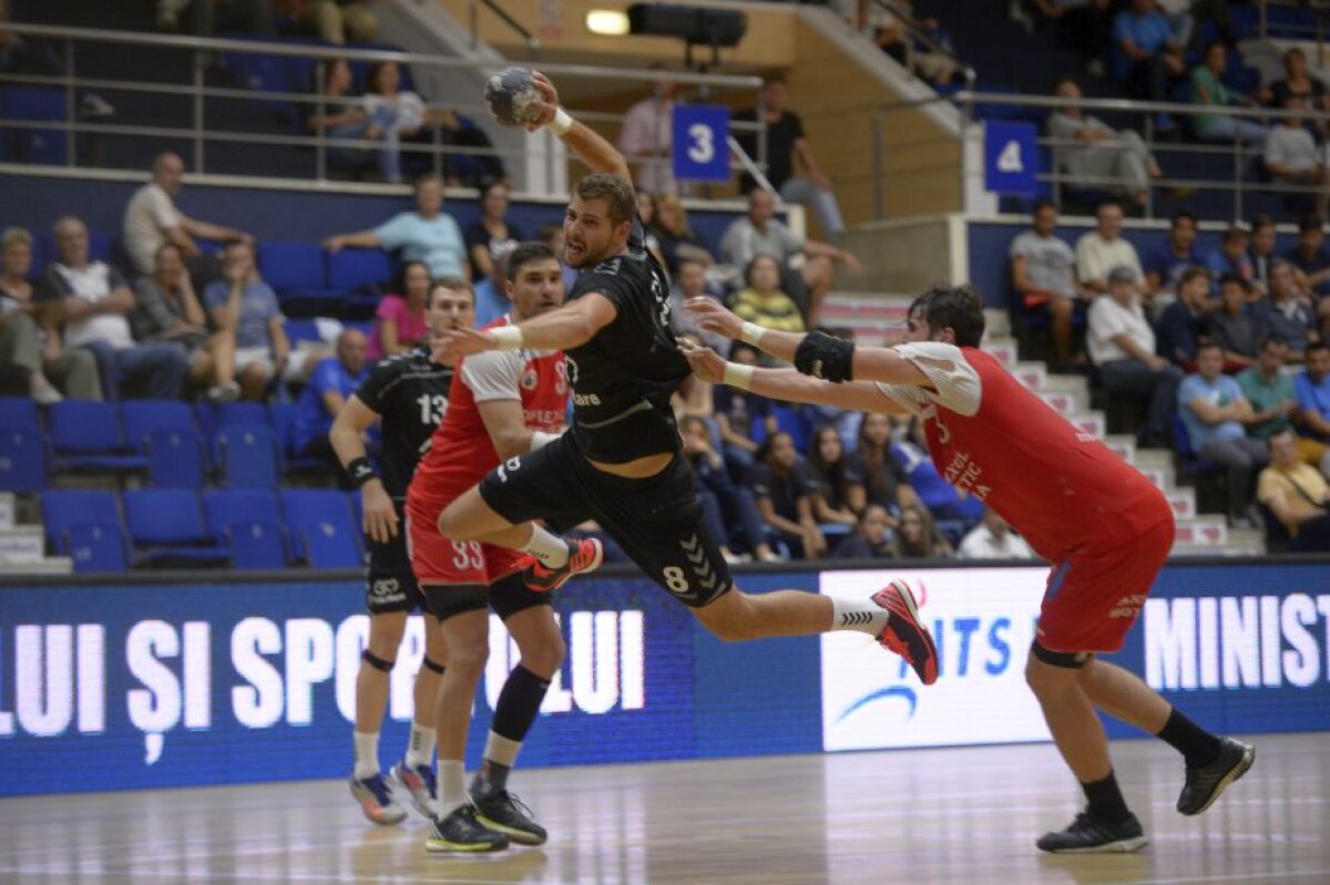 GALERIE FOTO Minaur Baia Mare a cîştigat Supercupa României după prelungiri în faţa Energiei Tîrgu Jiu