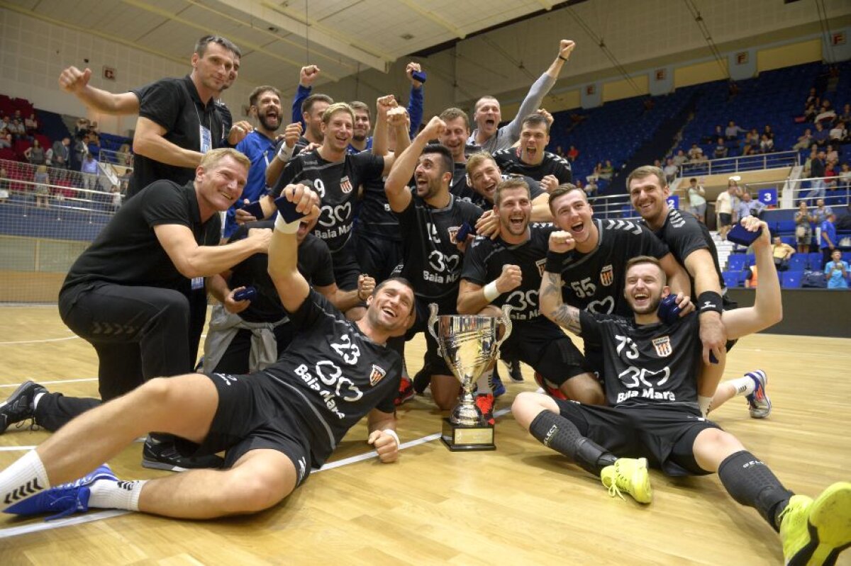 GALERIE FOTO Minaur Baia Mare a cîştigat Supercupa României după prelungiri în faţa Energiei Tîrgu Jiu