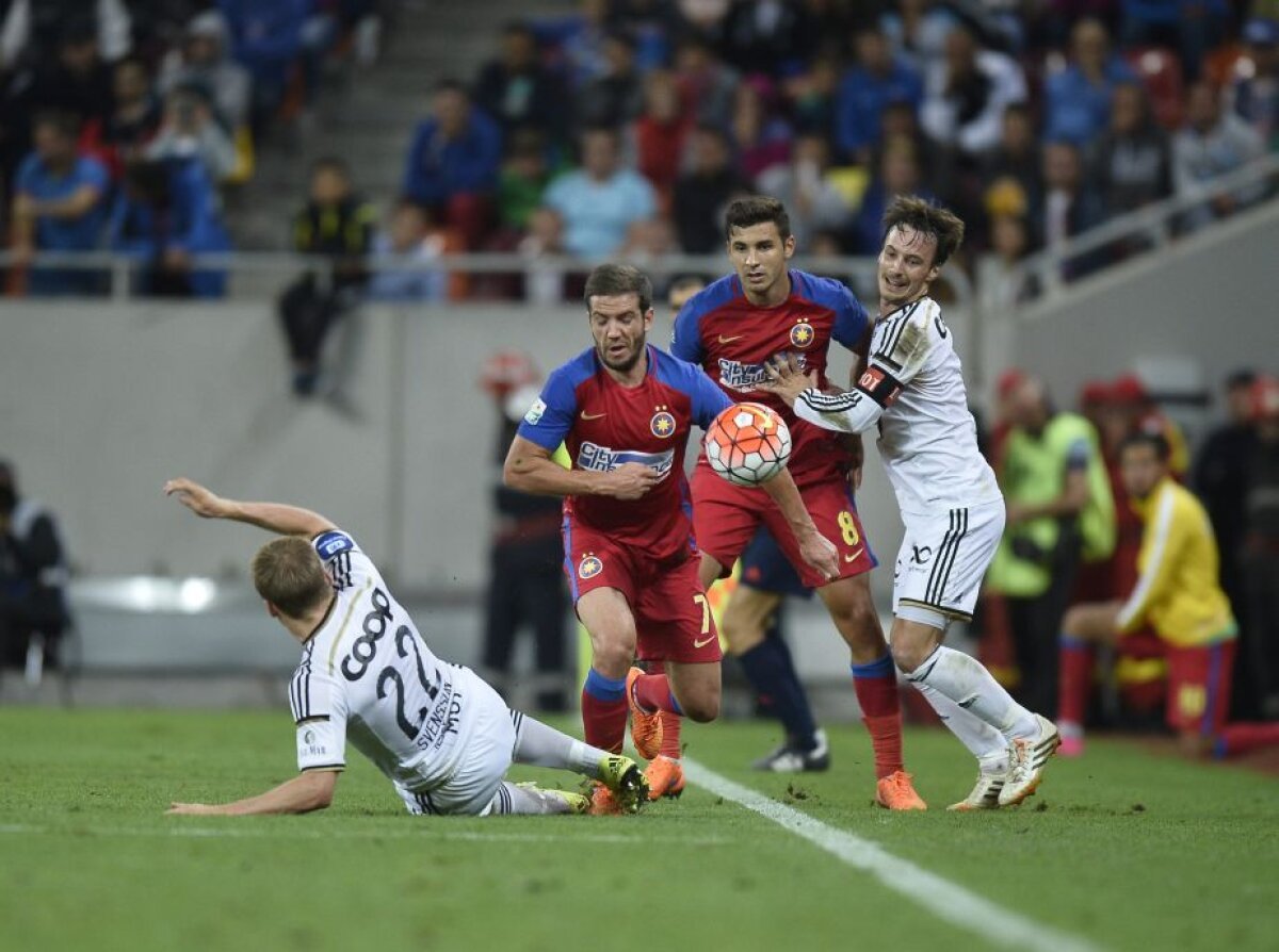 FOTO Coşmarul continuă! Steaua a fost făcută KO de Rosenborg, 0-3, iar seria calificărilor în grupele europene e compromisă