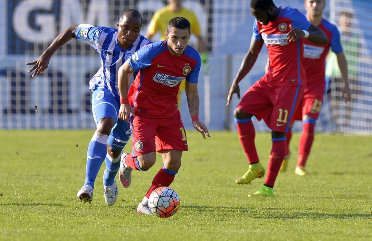FOTO şi VIDEO » Steaua învinge greu CS U Craiova, 2-1, după un meci cu două penalty-uri! Prima victorie după 5 meciuri pentru Rădoi
