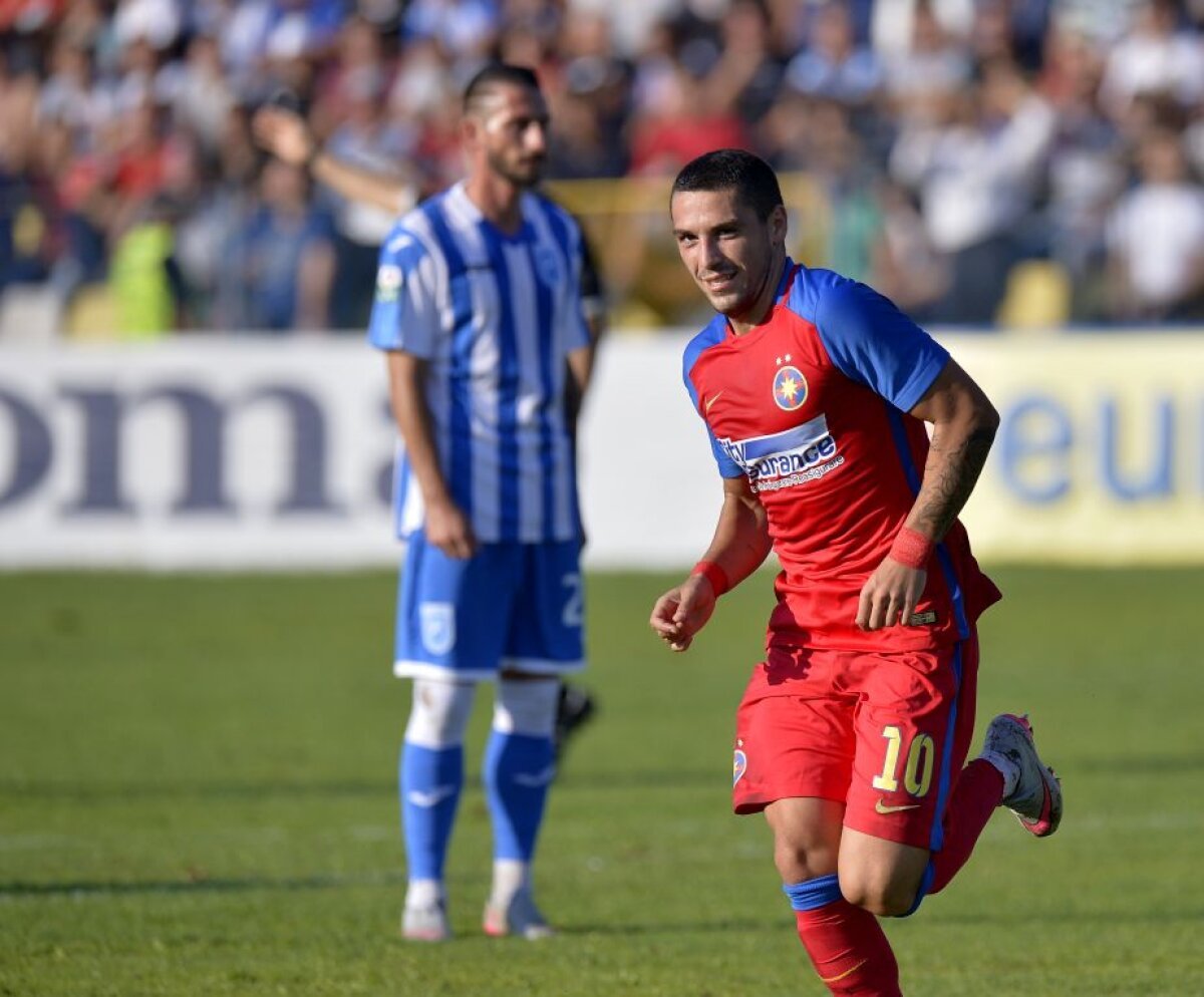 FOTO şi VIDEO » Steaua învinge greu CS U Craiova, 2-1, după un meci cu două penalty-uri! Prima victorie după 5 meciuri pentru Rădoi