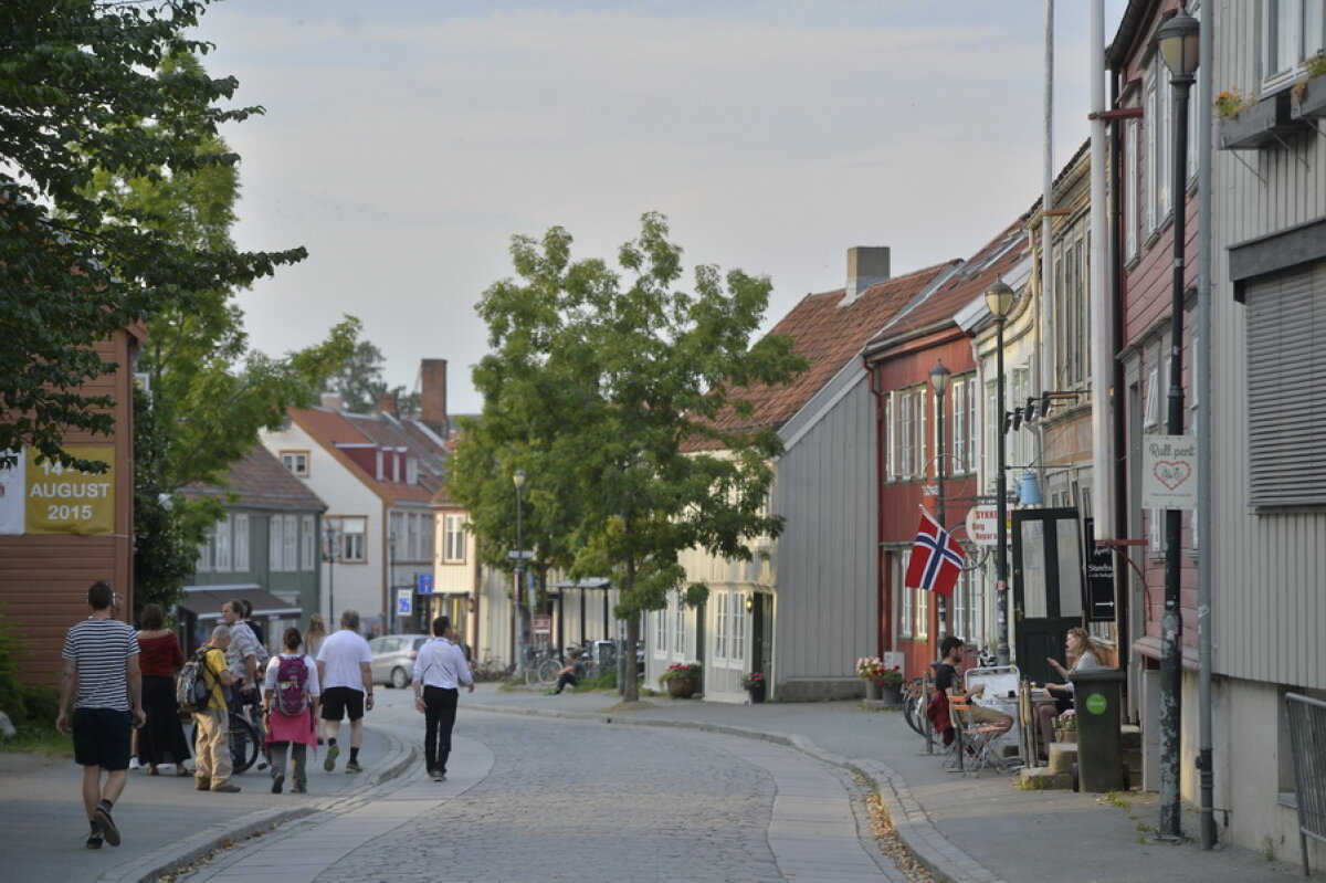 GALERIE FOTO Cum arată Trondheimul înaintea meciului din această seară care o poate duce pe Rosenborg în grupele Europa League
