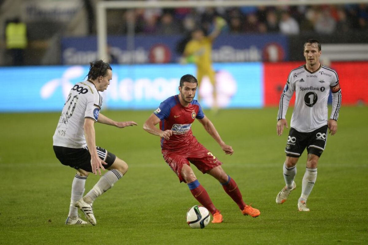  FOTO Prea puțin! Steaua bate Rosenborg, 1-0, însă norvegienii se califică în grupele EL