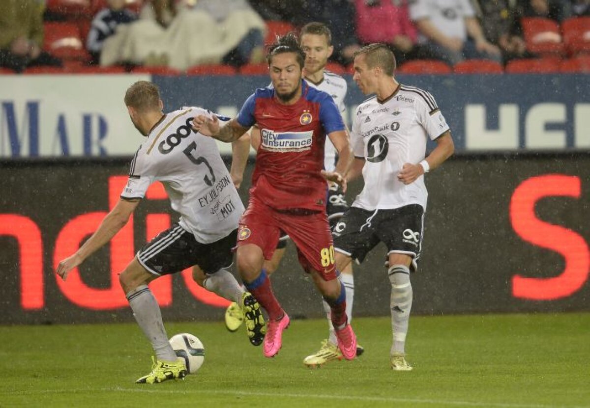 FOTO Consolare, nu calificare! Steaua a cîştigat cu Rosenborg, 1-0, dar e o victorie de care nimeni nu-şi va aduce aminte niciodată