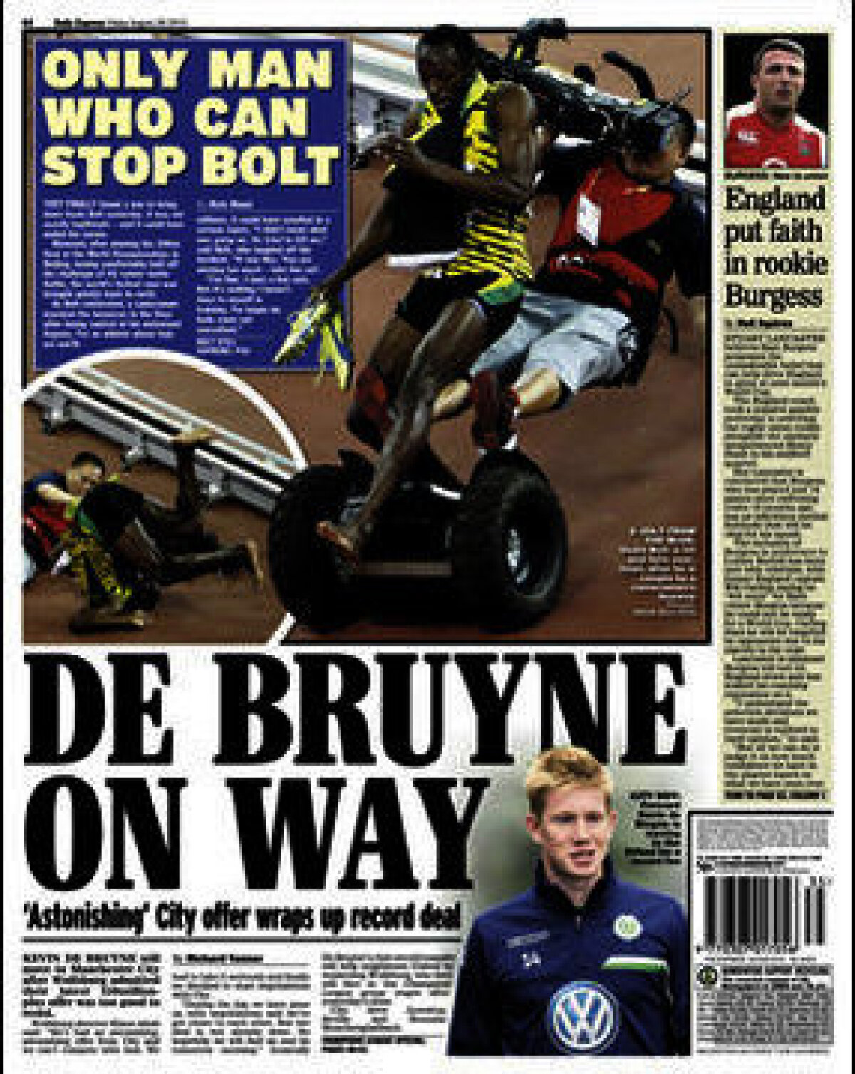 Ce scriu azi ziarele de sport din lume (28 august 2015)