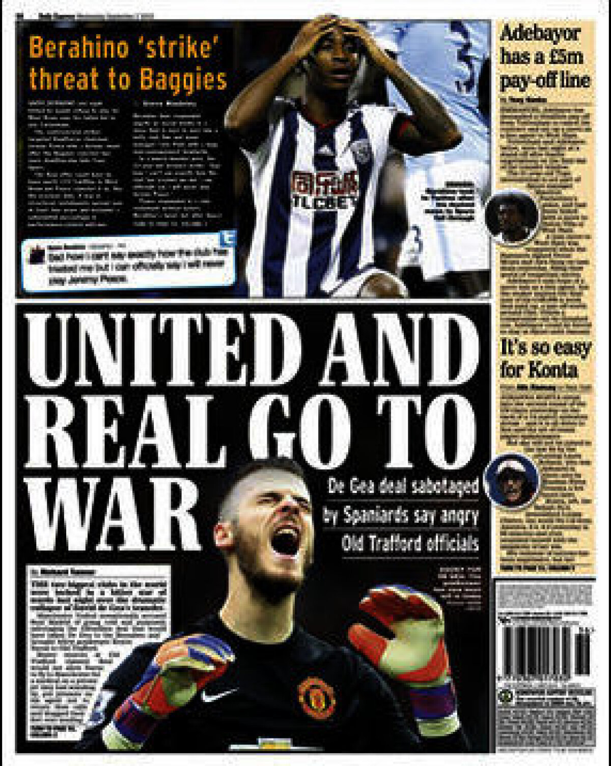 Ce scriu azi ziarele de sport din lume (2 septembrie 2015)