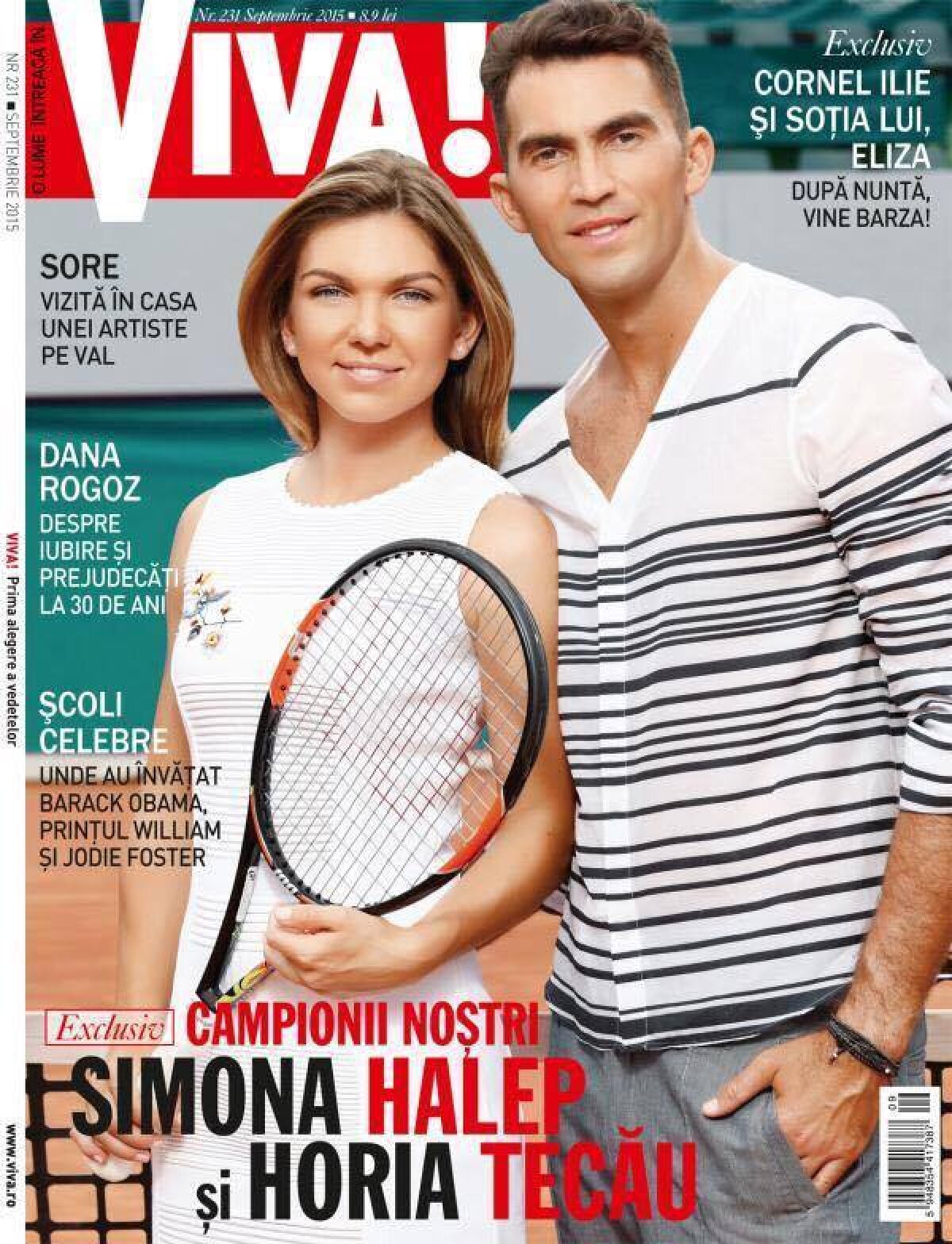 Dublu mixt chic » Ședință foto inedită cu Simona Halep și Horia Tecău