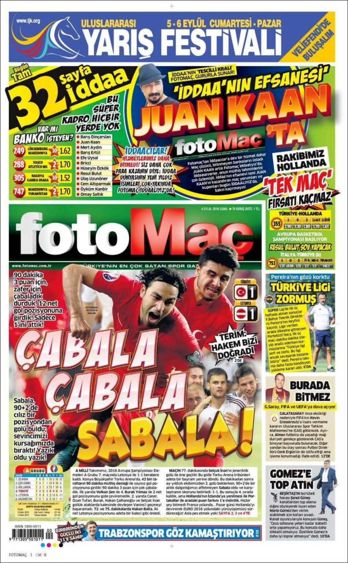 Ce scriu azi ziarele de sport din lume (4 septembrie 2015)