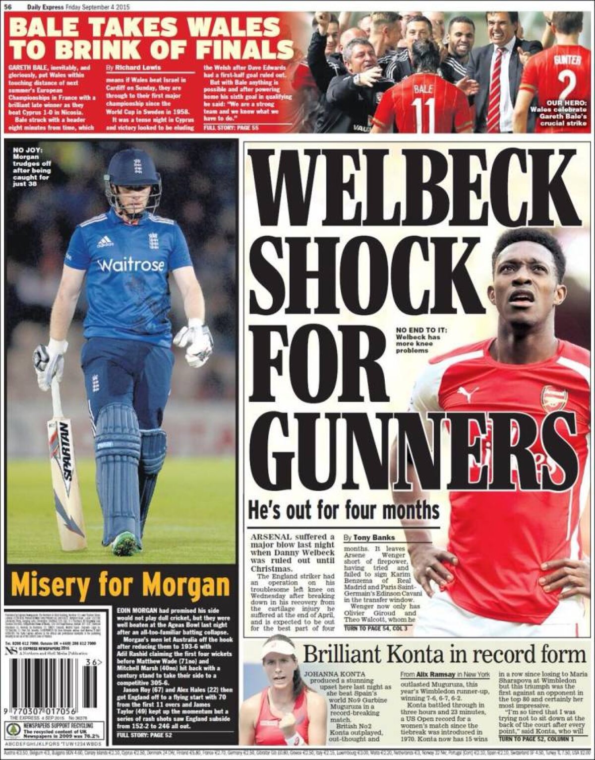 Ce scriu azi ziarele de sport din lume (4 septembrie 2015)