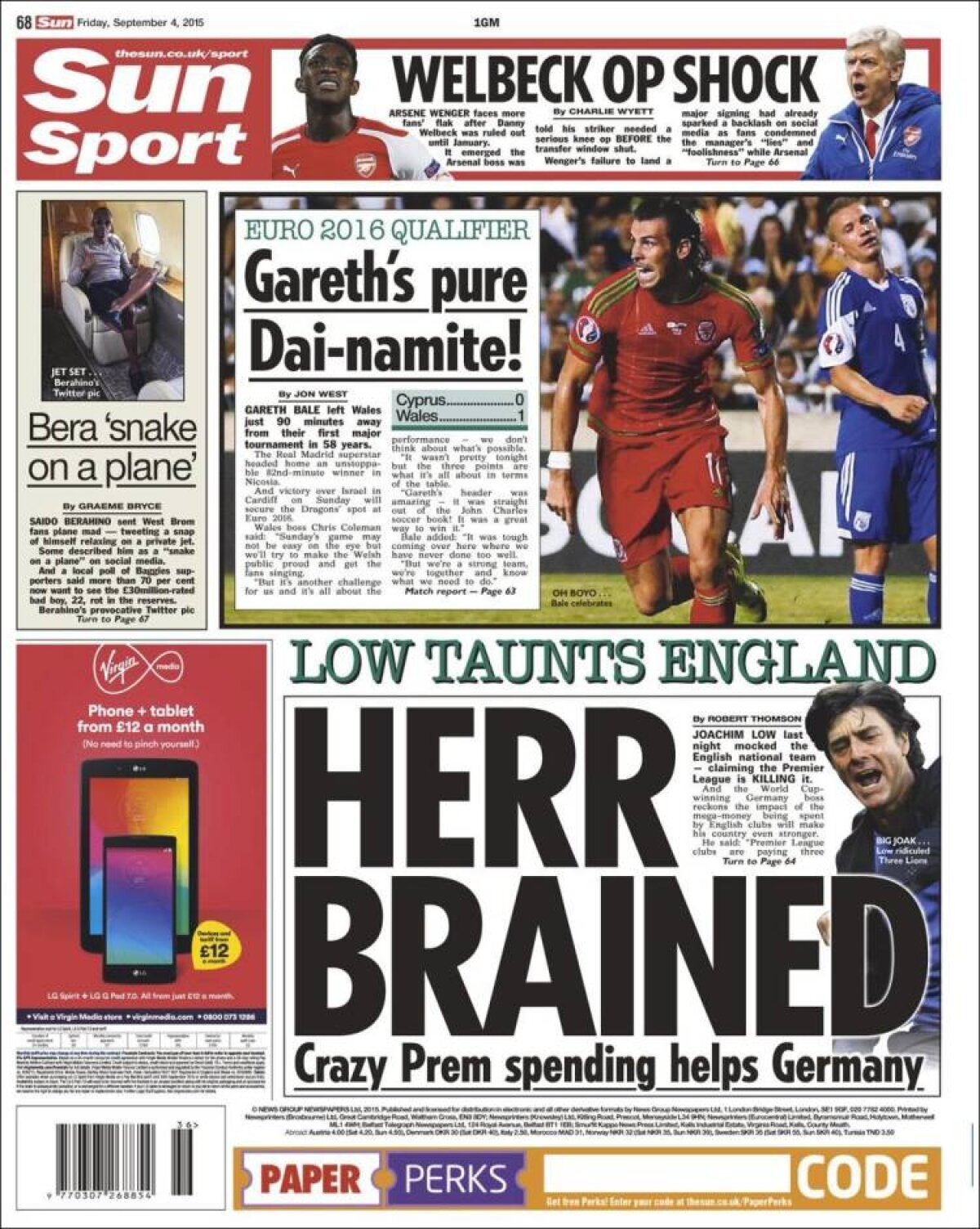 Ce scriu azi ziarele de sport din lume (4 septembrie 2015)