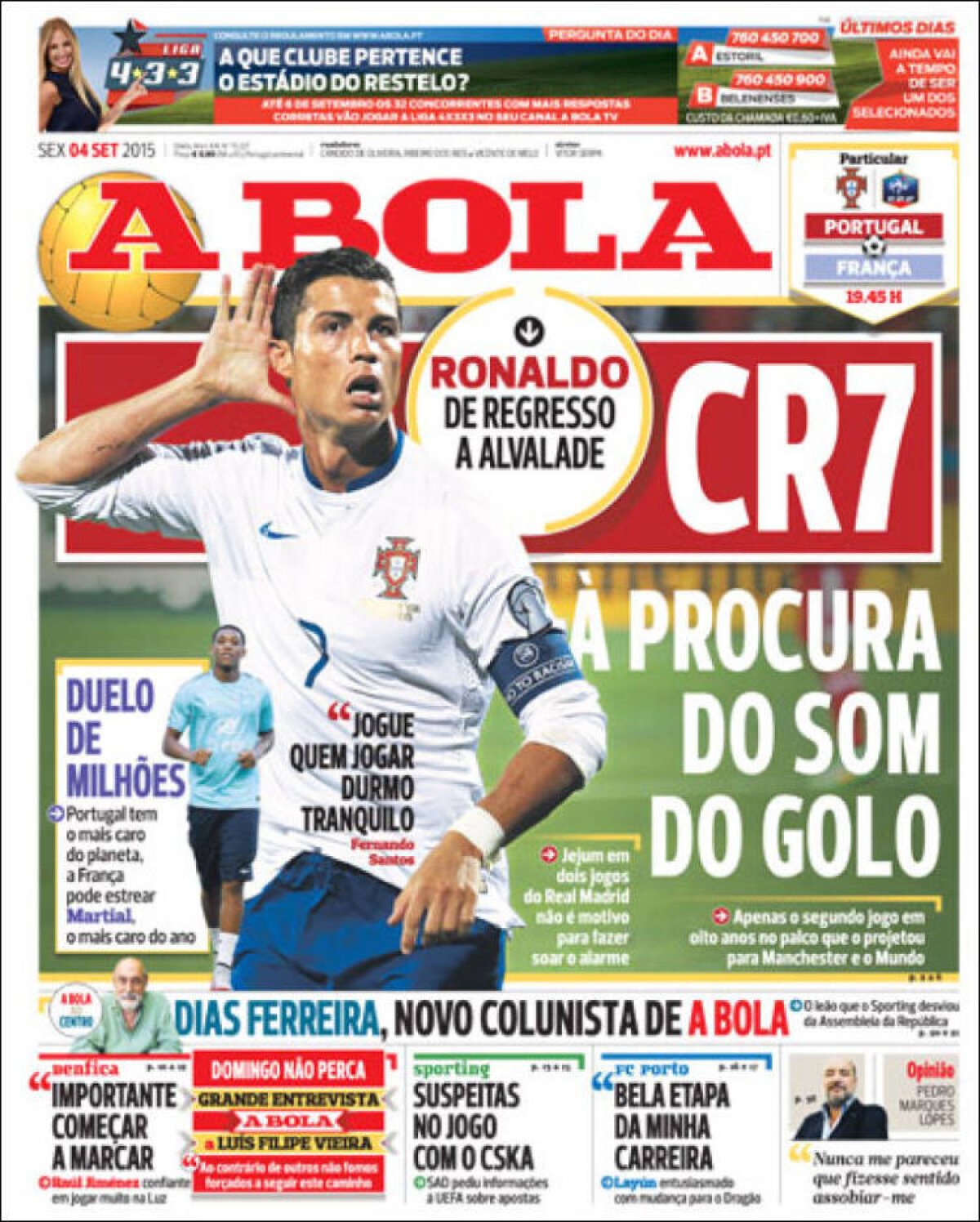 Ce scriu azi ziarele de sport din lume (4 septembrie 2015)