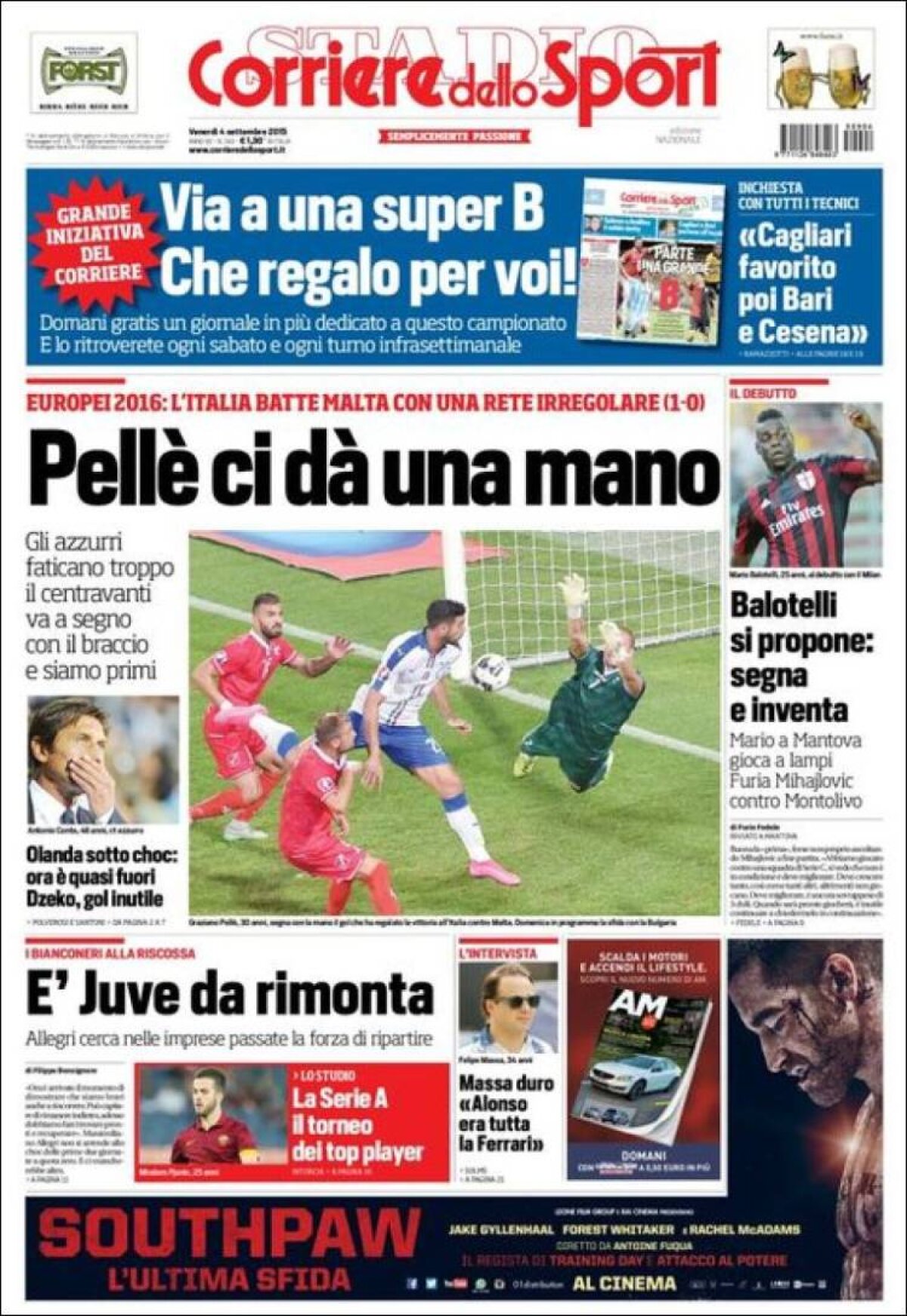 Ce scriu azi ziarele de sport din lume (4 septembrie 2015)