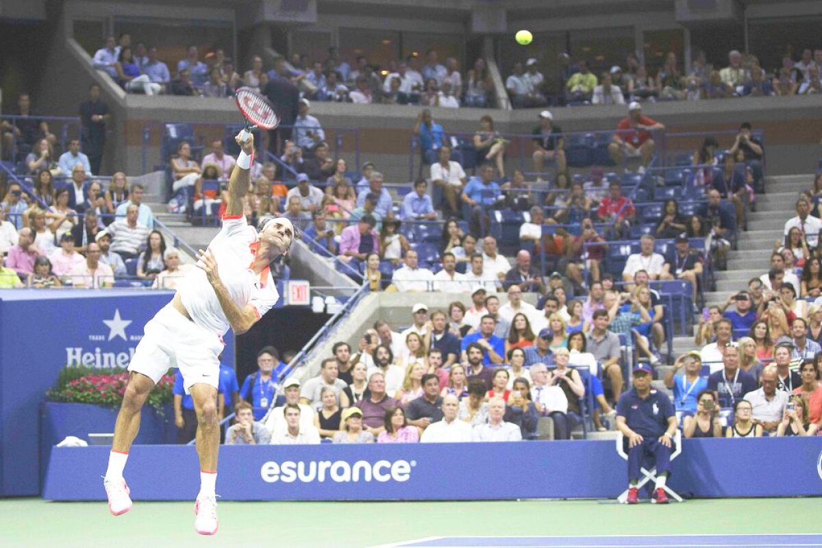 Asasinul perfect » Roger Federer a trecut în turul III la US Open, după ce l-a demolat pe Steve Darcis