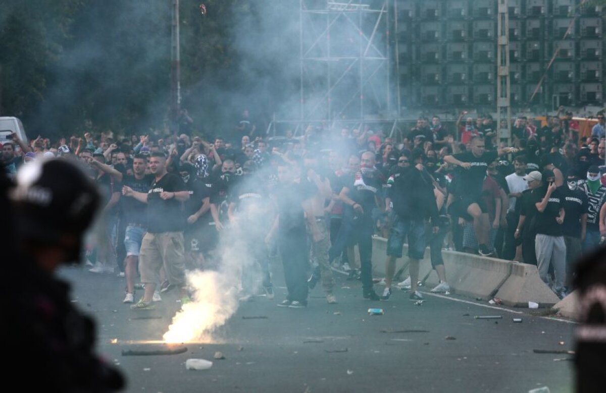 Corespondență din Ungaria » Infernul a fost pe străzi » Scene apocaliptice la Budapesta imediat după fluierul final al meciului cu România