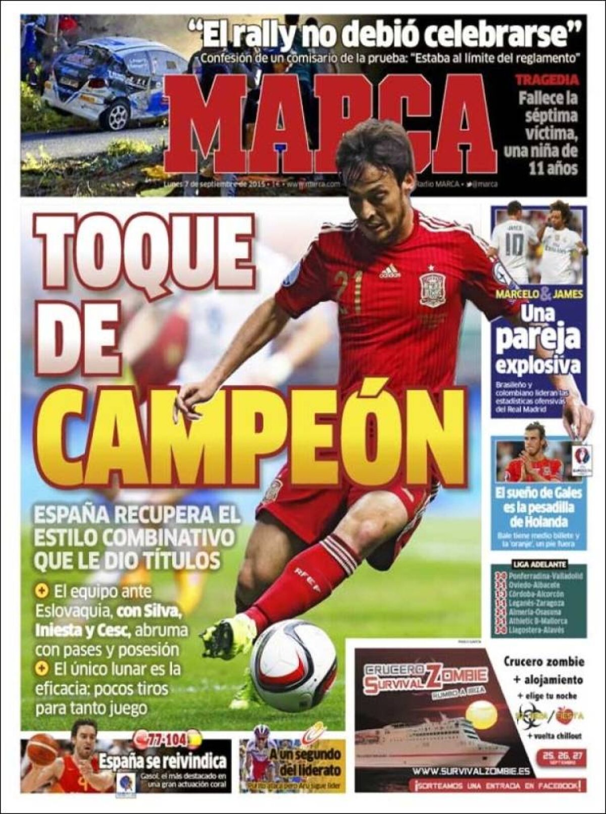 Ce scriu azi ziarele de sport din lume (7 septembrie 2015)