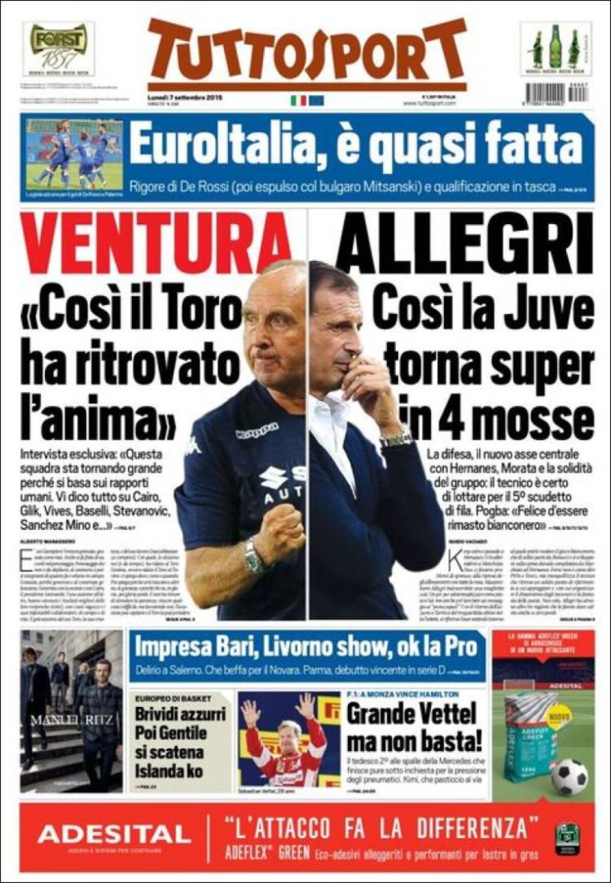 Ce scriu azi ziarele de sport din lume (7 septembrie 2015)