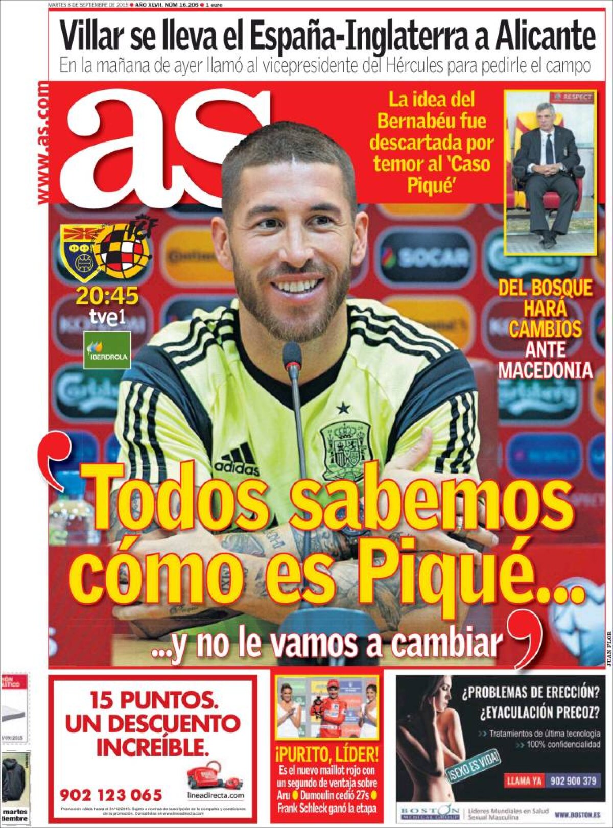 Ce scriu azi ziarele de sport din lume (8 septembrie 2015)