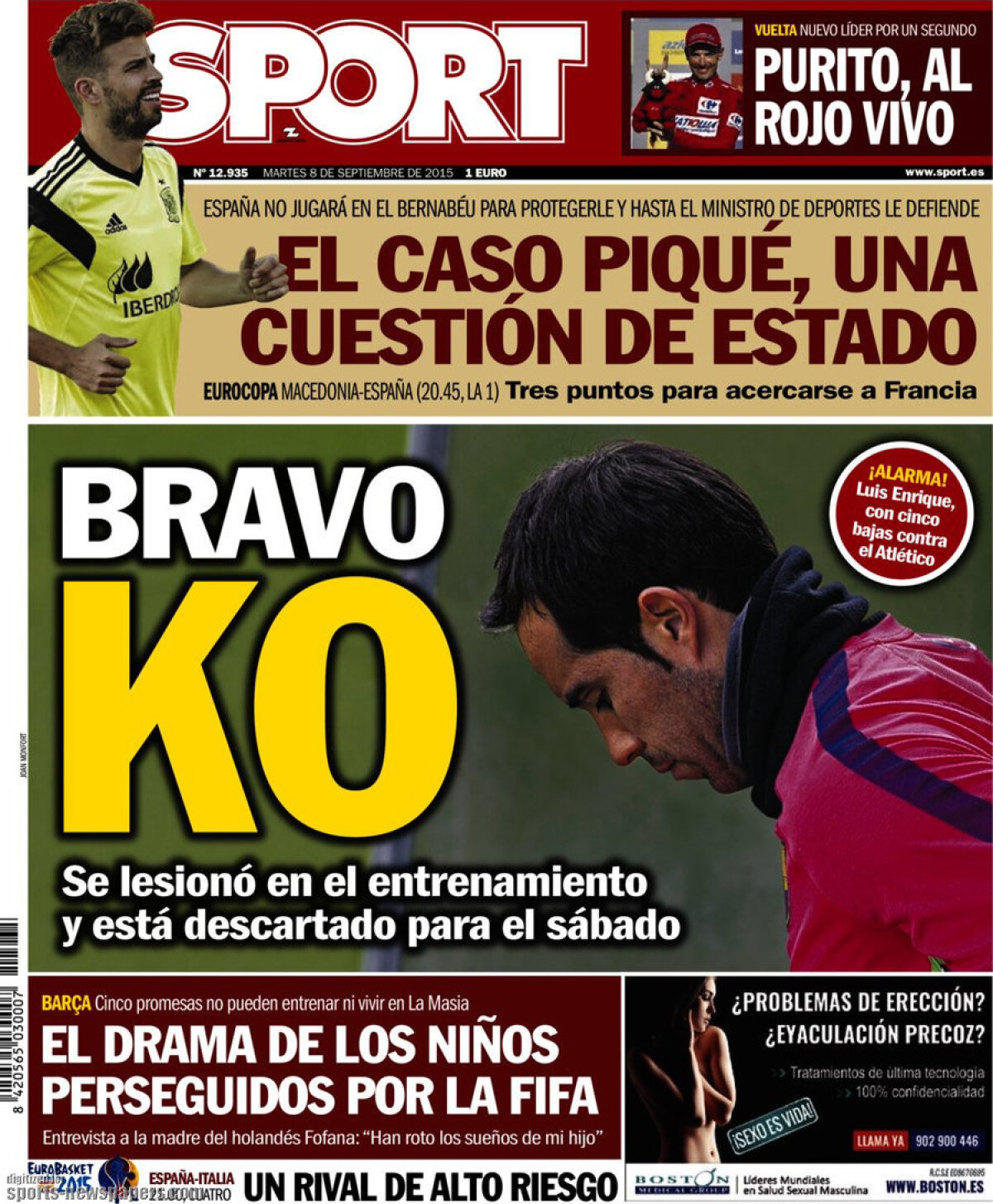 Ce scriu azi ziarele de sport din lume (9 septembrie 2015)