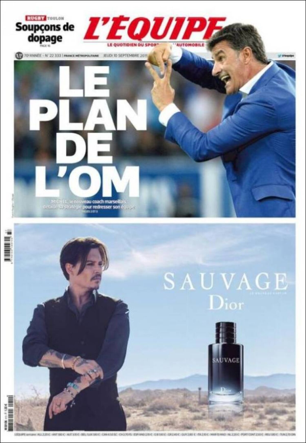 Ce scriu azi ziarele de sport din lume (10 septembrie 2015)