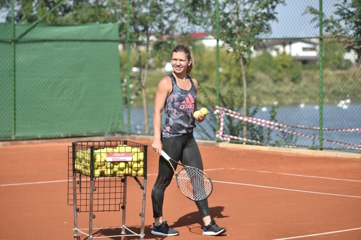 FOTO Halep și Țiriac s-au întîlnit la inaugurarea a două terenuri de tenis! Fostul mare tenismen s-a ținut de glume: "Să mă anunți atunci" :)