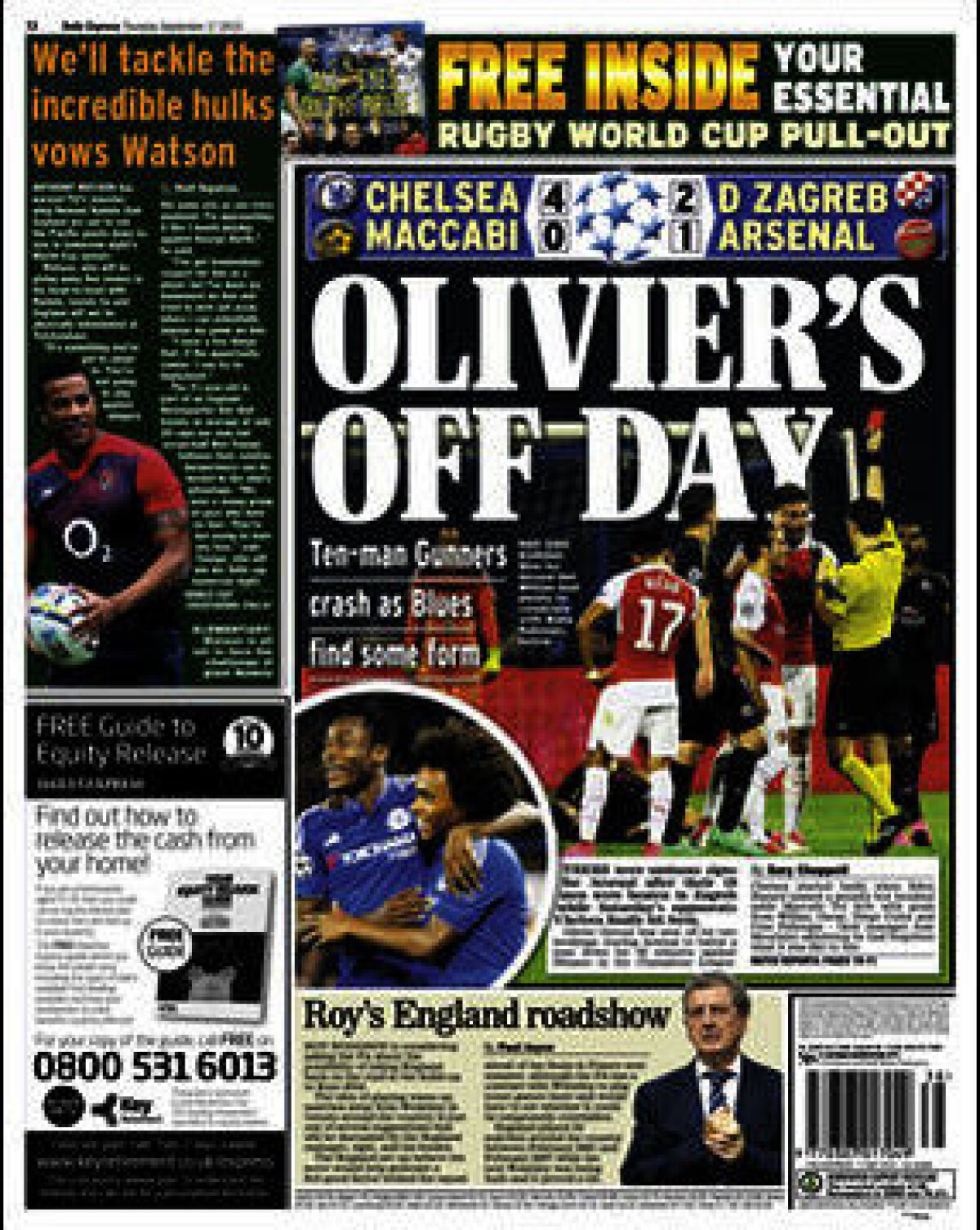 Ce scriu azi ziarele de sport din lume (17 septembrie 2015)