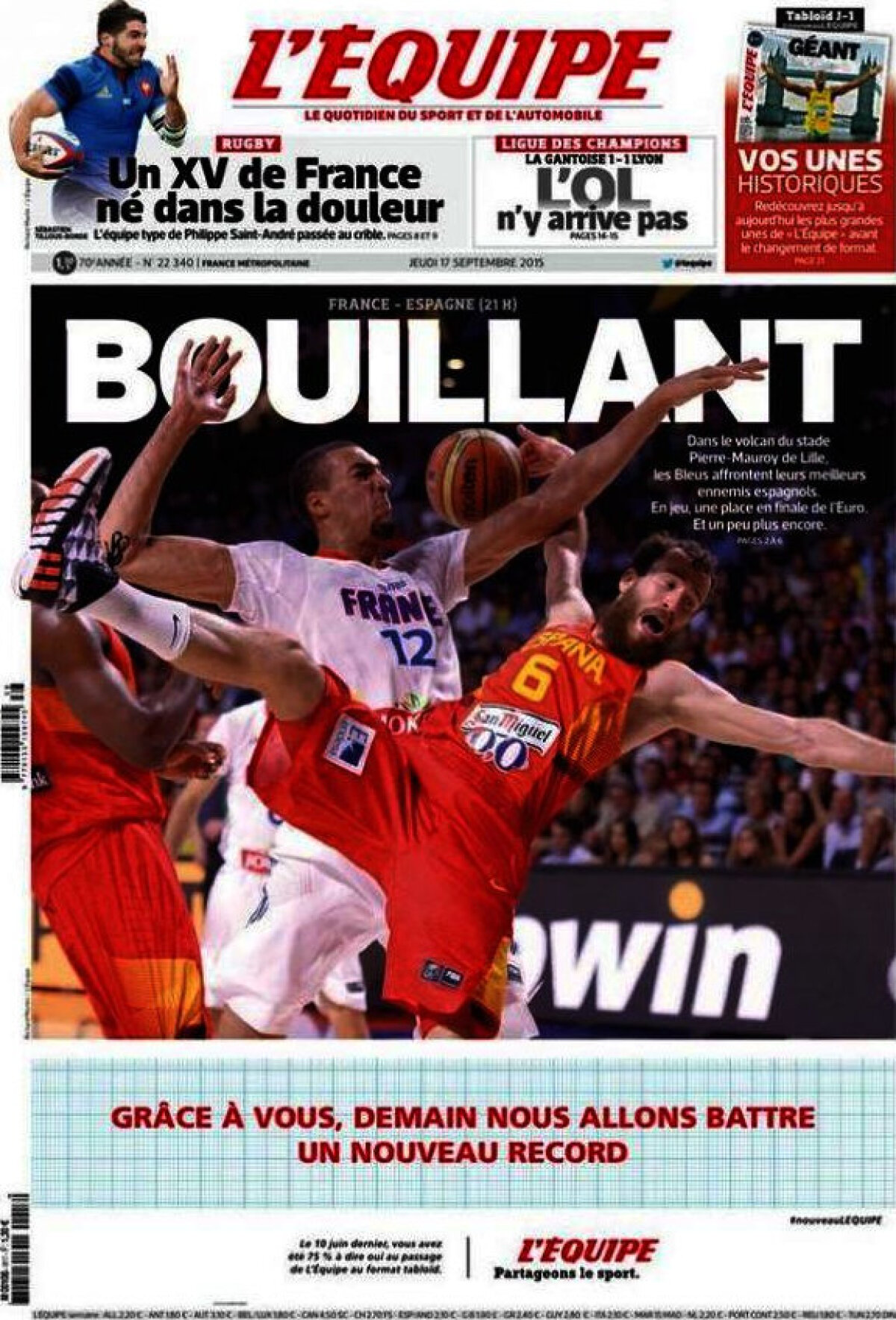 Ce scriu azi ziarele de sport din lume (17 septembrie 2015)